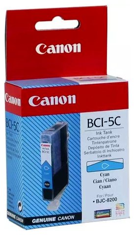 Wyprzedaż Oryginał Zgodny tusz Canon BCI-5C 0986A002 do Canon BJC8200 i860 i900D i9100 i950 i960 i9900, Pixma iP4000 iP4000R iP5000 iP6000D iP8500 ...