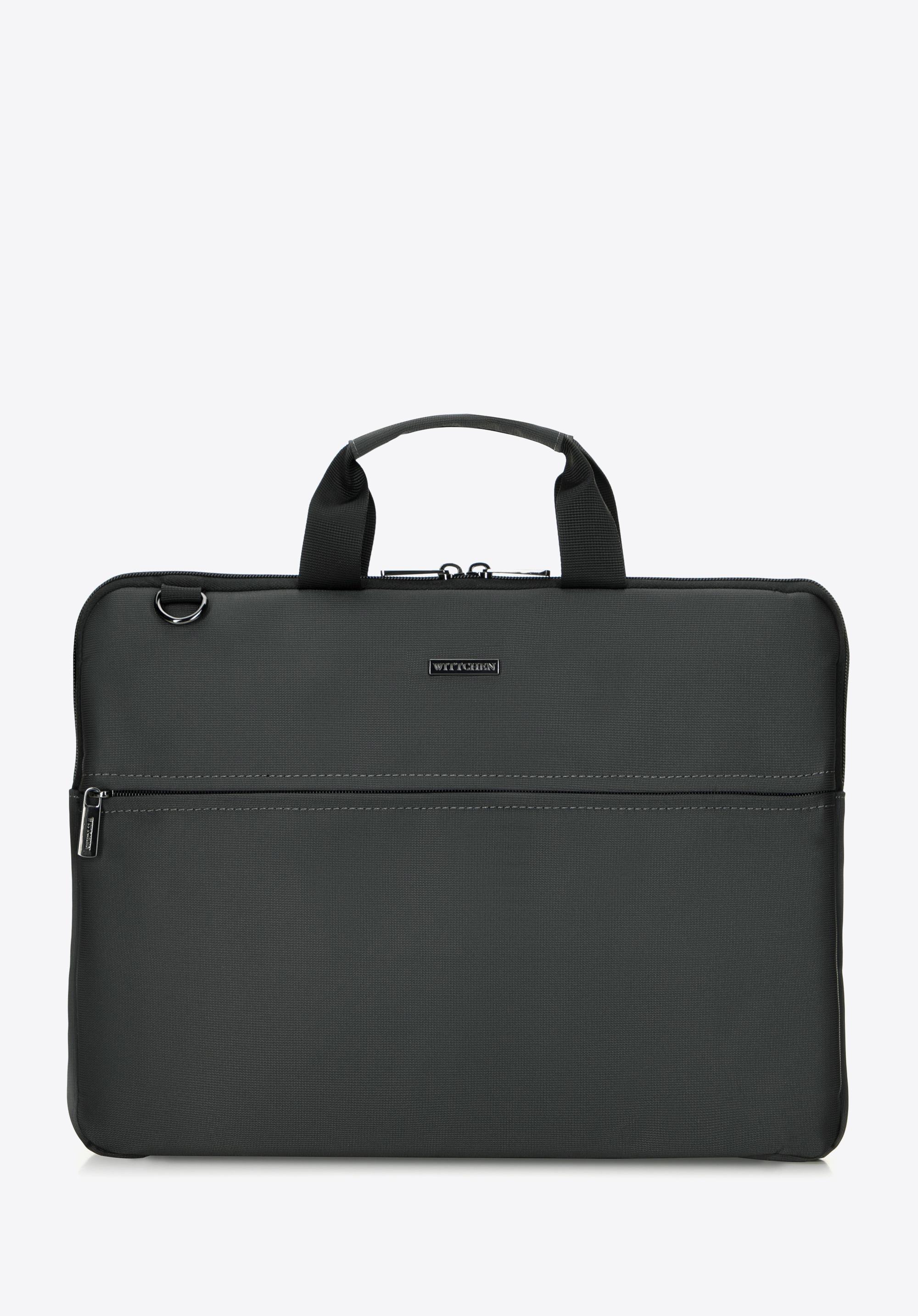 Etui na laptopa 15,6'' z paskiem szare