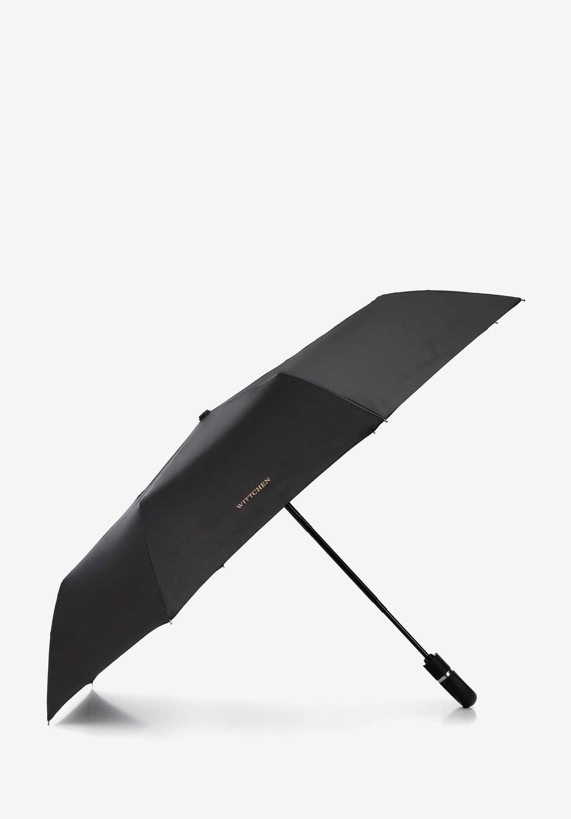 Parasol automatyczny z ozdobną rączką czarny