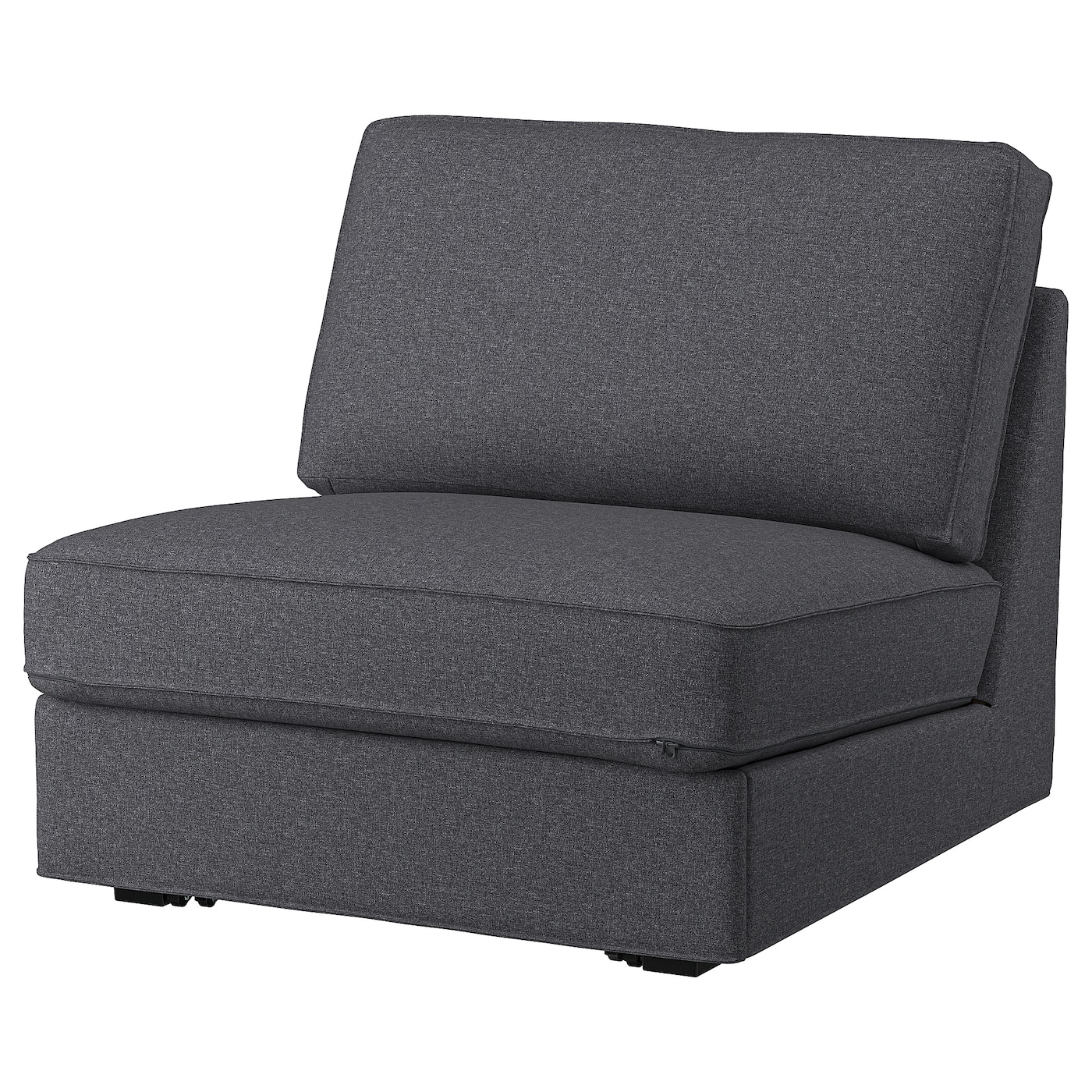 IKEA KIVIK 1o sofa rozkładana, Gunnared średnioszary, Długość łóżka: 197 cm