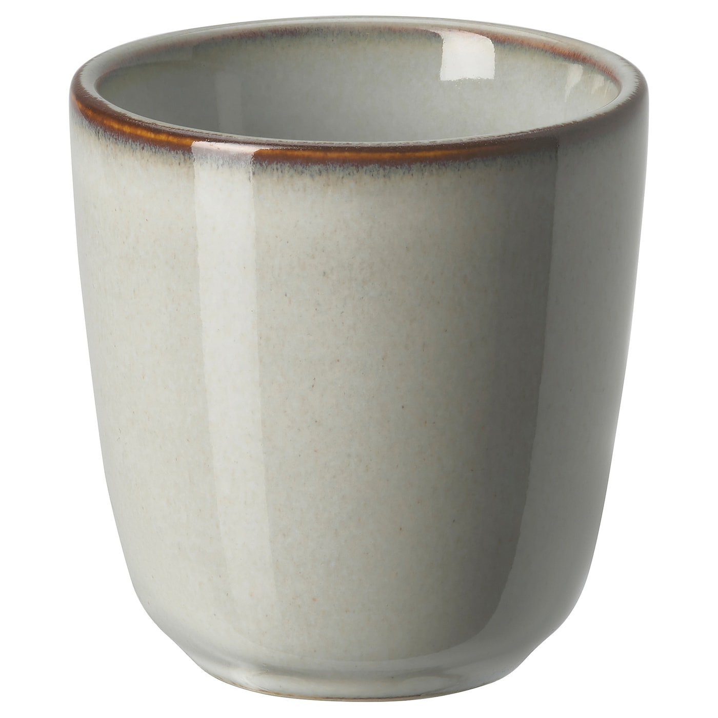 IKEA GLADELIG filiżanka do espresso, szary, 10 cl