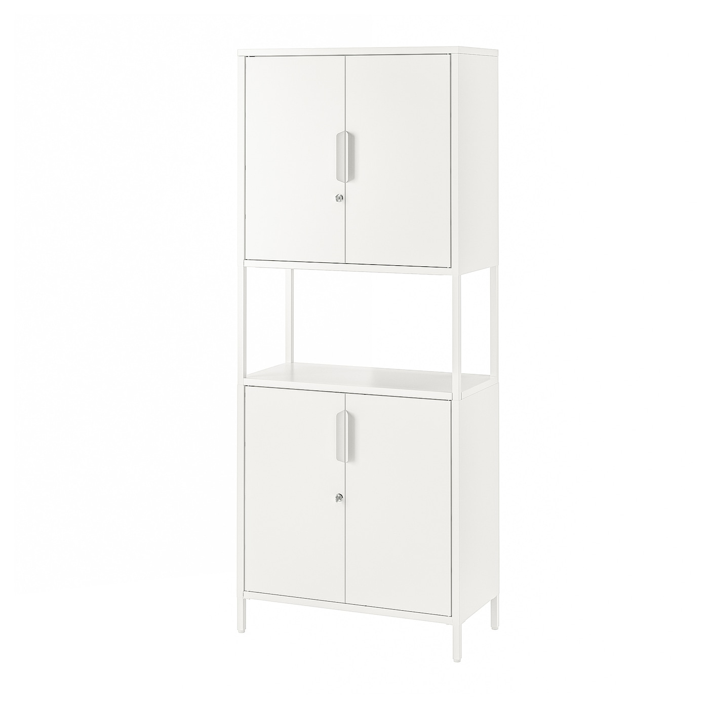IKEA TROTTEN szafka/drzwi, biały, 70x35x173 cm