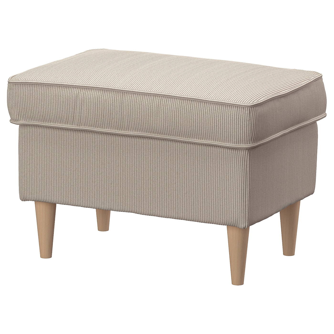 IKEA STRANDMON podnóżek, Kelinge beżowy, Szerokość: 60 cm