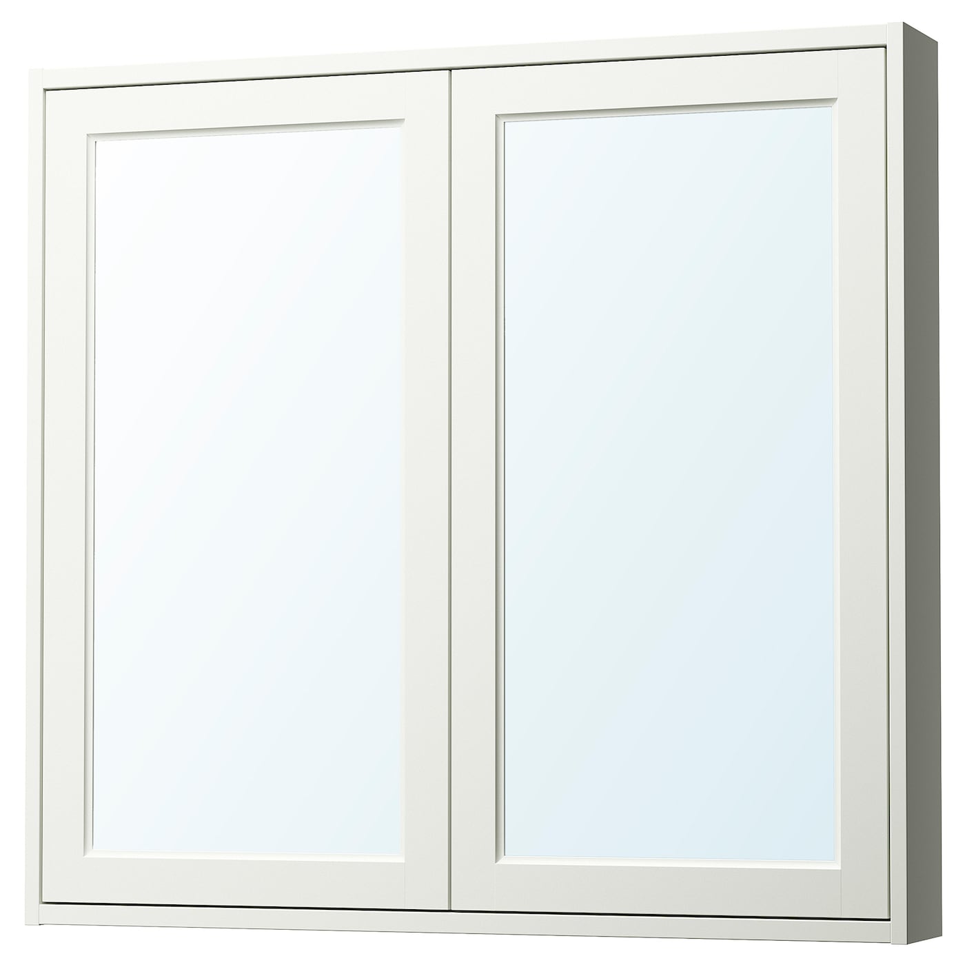 IKEA TÄNNFORSEN szafka z lustrem/drzwiczki, biały, 100x15x95 cm