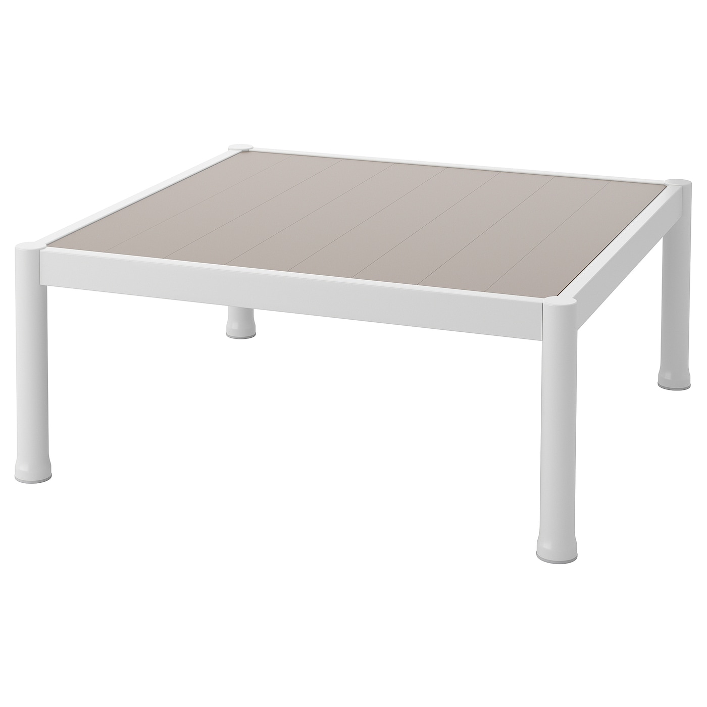 IKEA SEGERÖN stolik kawowy, ogrodowy, biały/beżowy, 73x73 cm