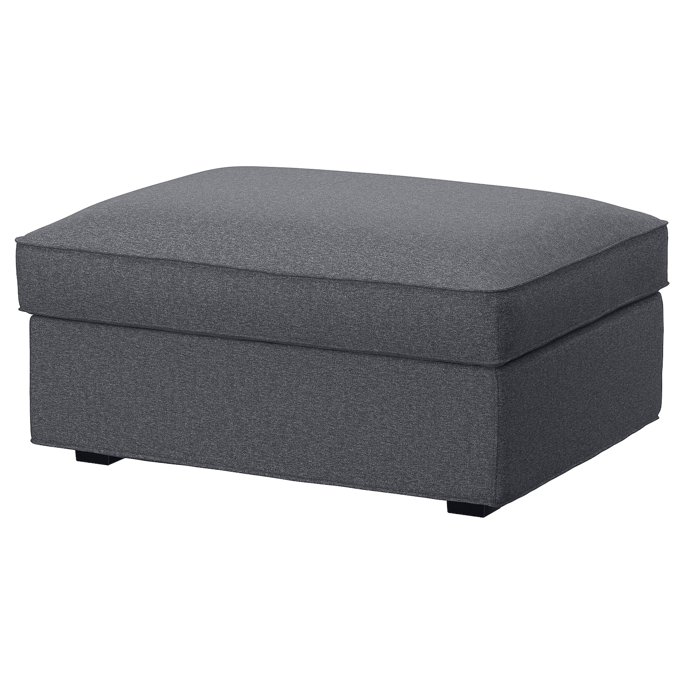 IKEA KIVIK podnóżek ze schowkiem, Gunnared średnioszary, Szerokość: 90 cm