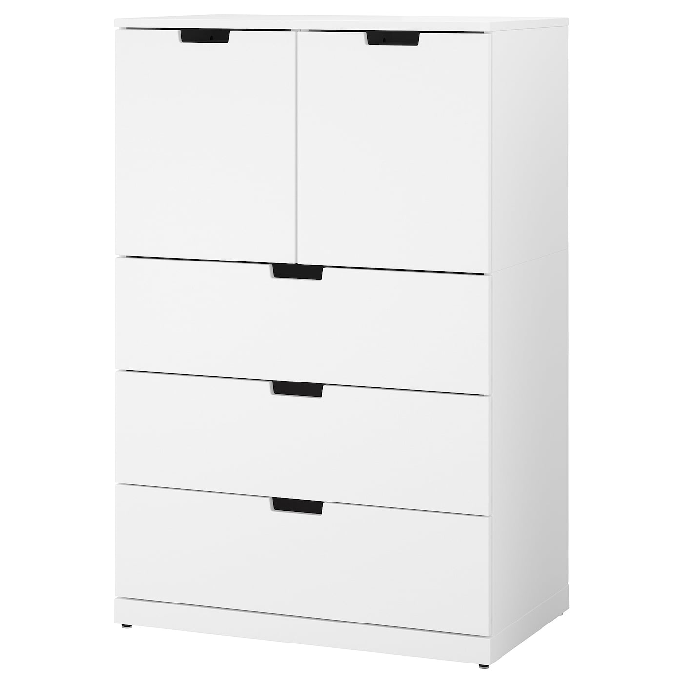 IKEA NORDLI komoda, 5 szuflad, biały, 80x122 cm