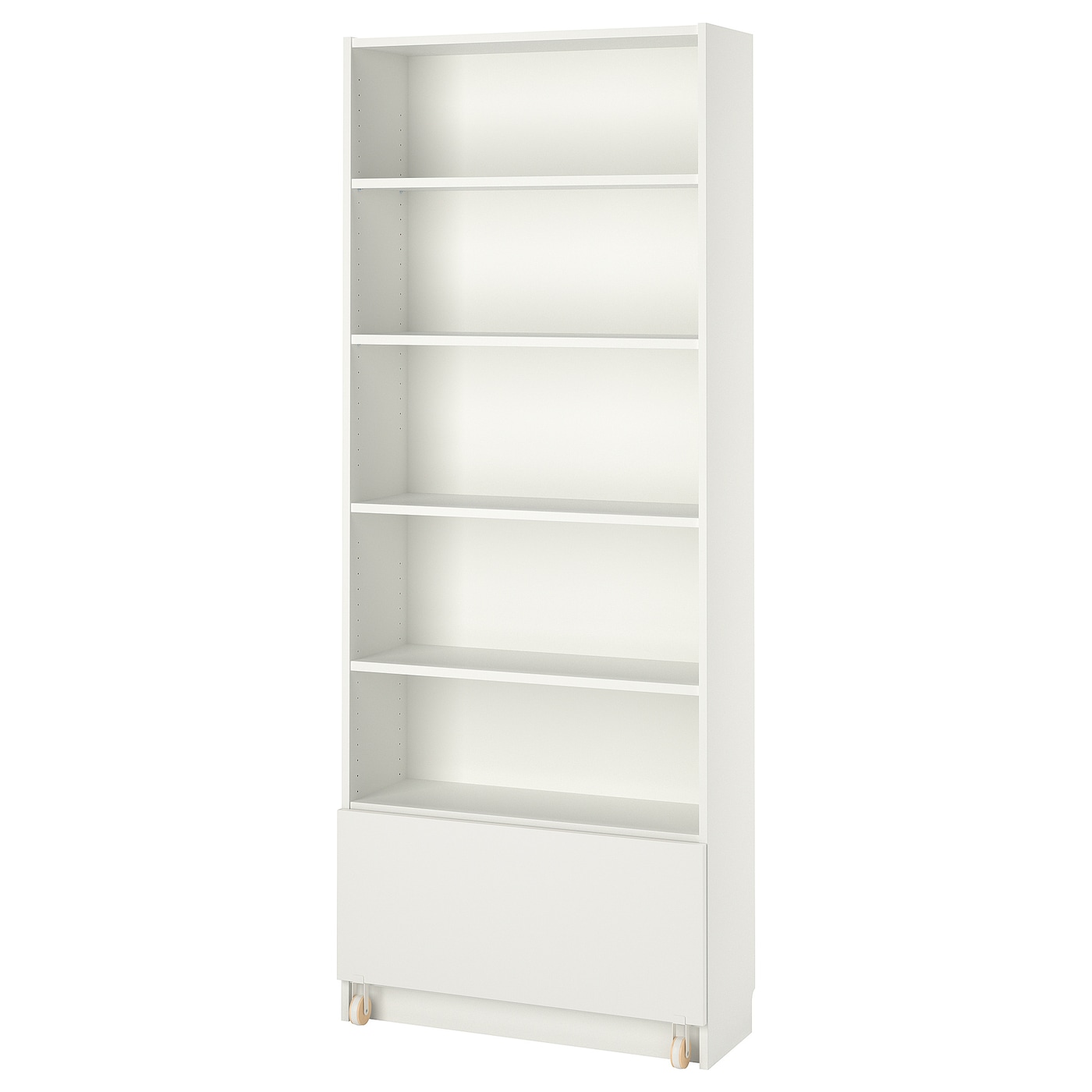 IKEA BILLY regał z szufladą, biały, 80x30x202 cm