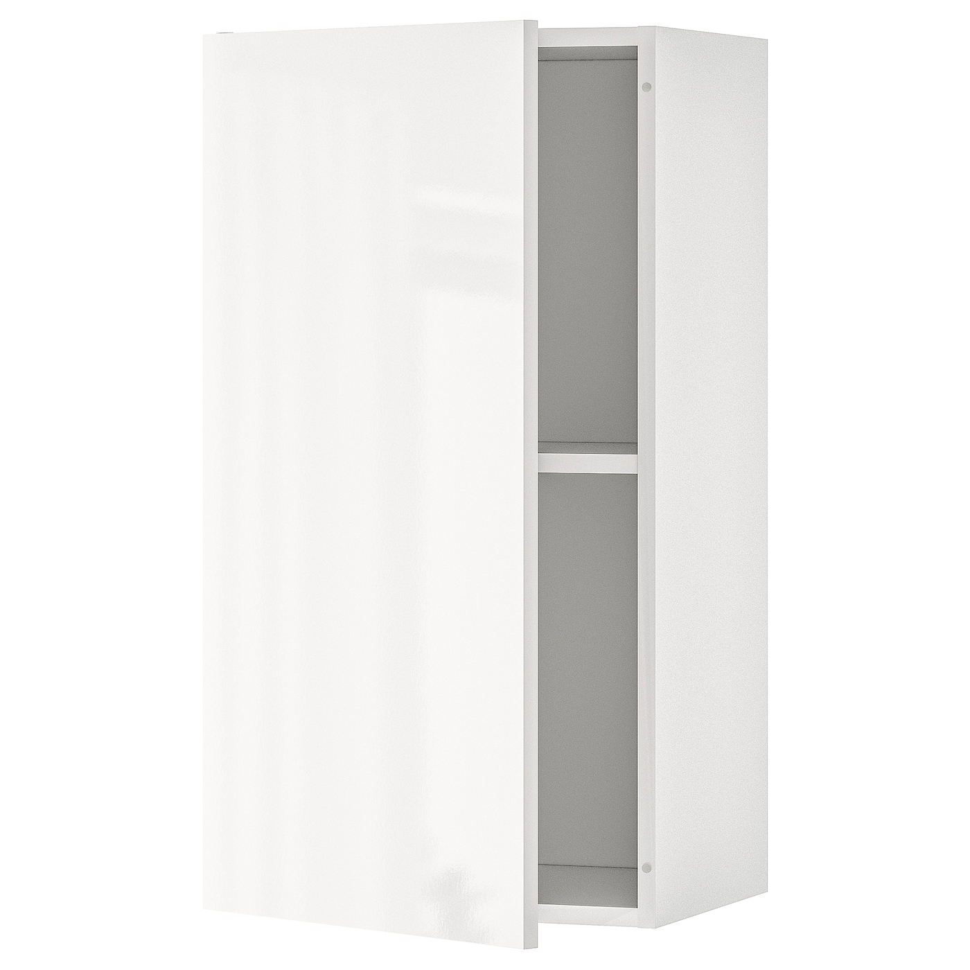 IKEA KNOXHULT szafka wisząca z drzwiczkami, połysk biały, 40x75 cm