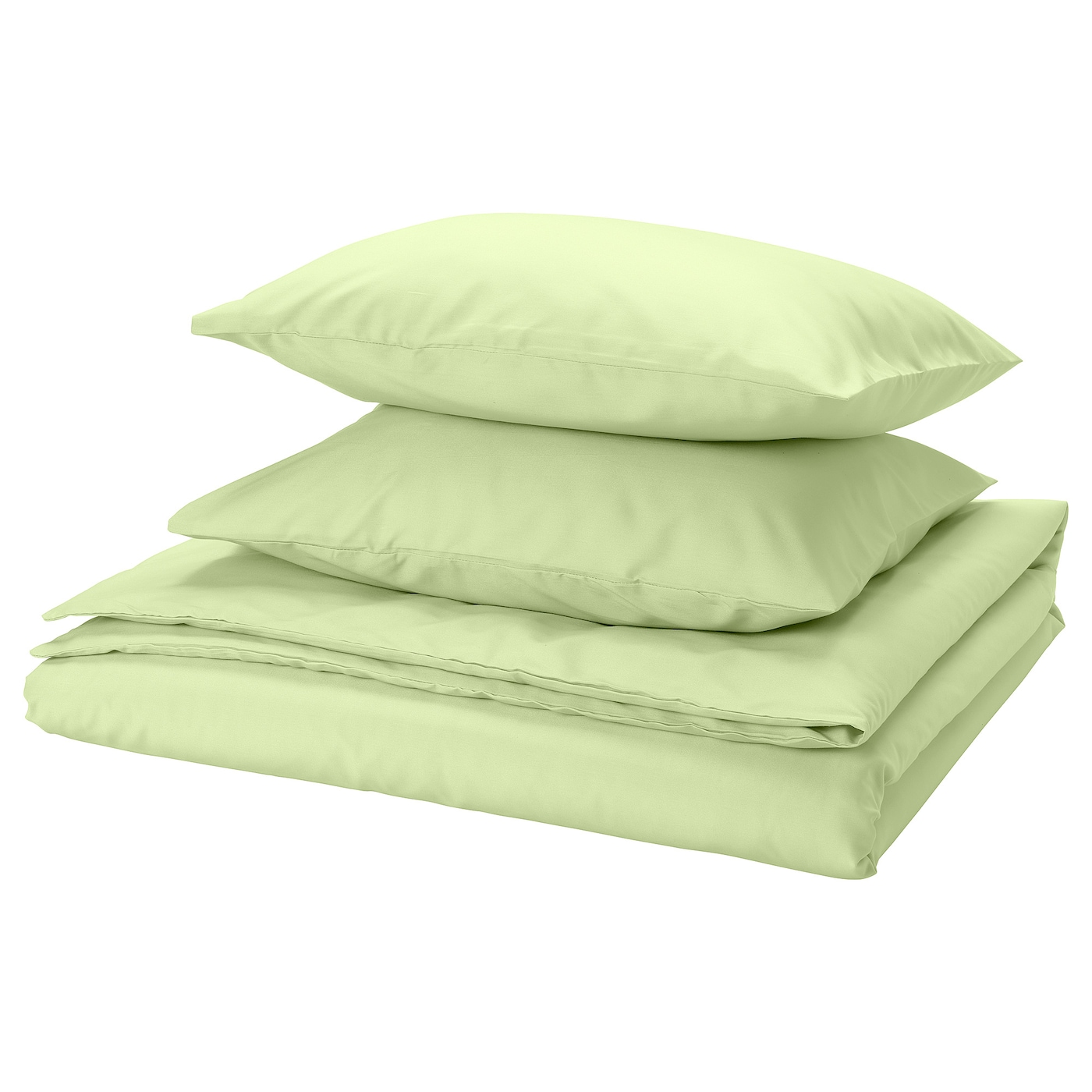 IKEA PILTANDVINGE poszwa na kołdrę i 2 poszewki, jasnozielony, 200x200/50x60 cm