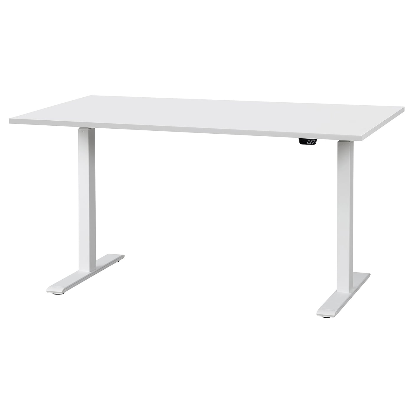 IKEA RODULF biurko z regulacją wysokości, elektryczny/biały, 140x80 cm