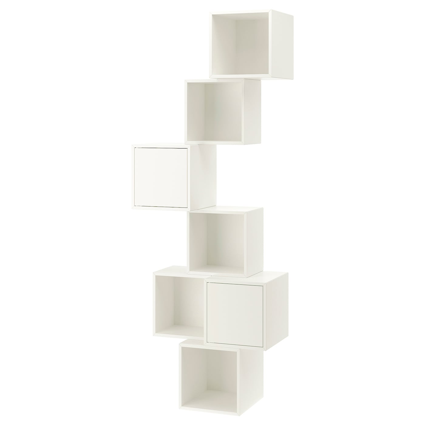 IKEA EKET kombinacja szafek ściennych, biały, 80x35x210 cm