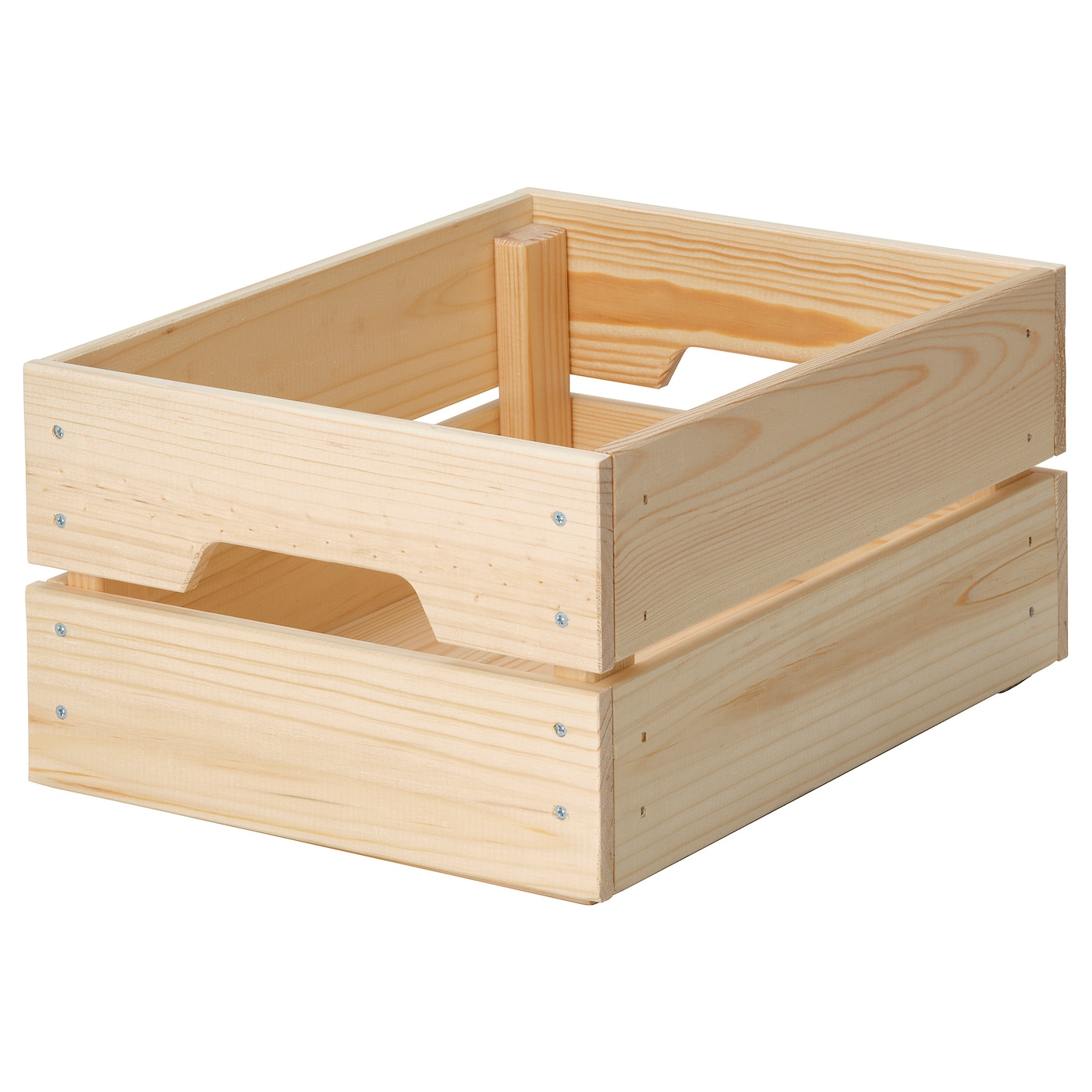 IKEA KNAGGLIG pudełko, sosna, 23x31x15 cm