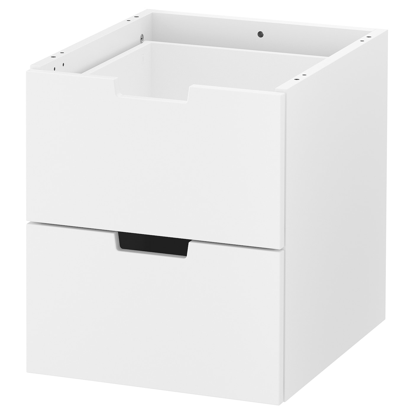 IKEA NORDLI komoda modułowa/2 szuflady, biały, 40x45 cm