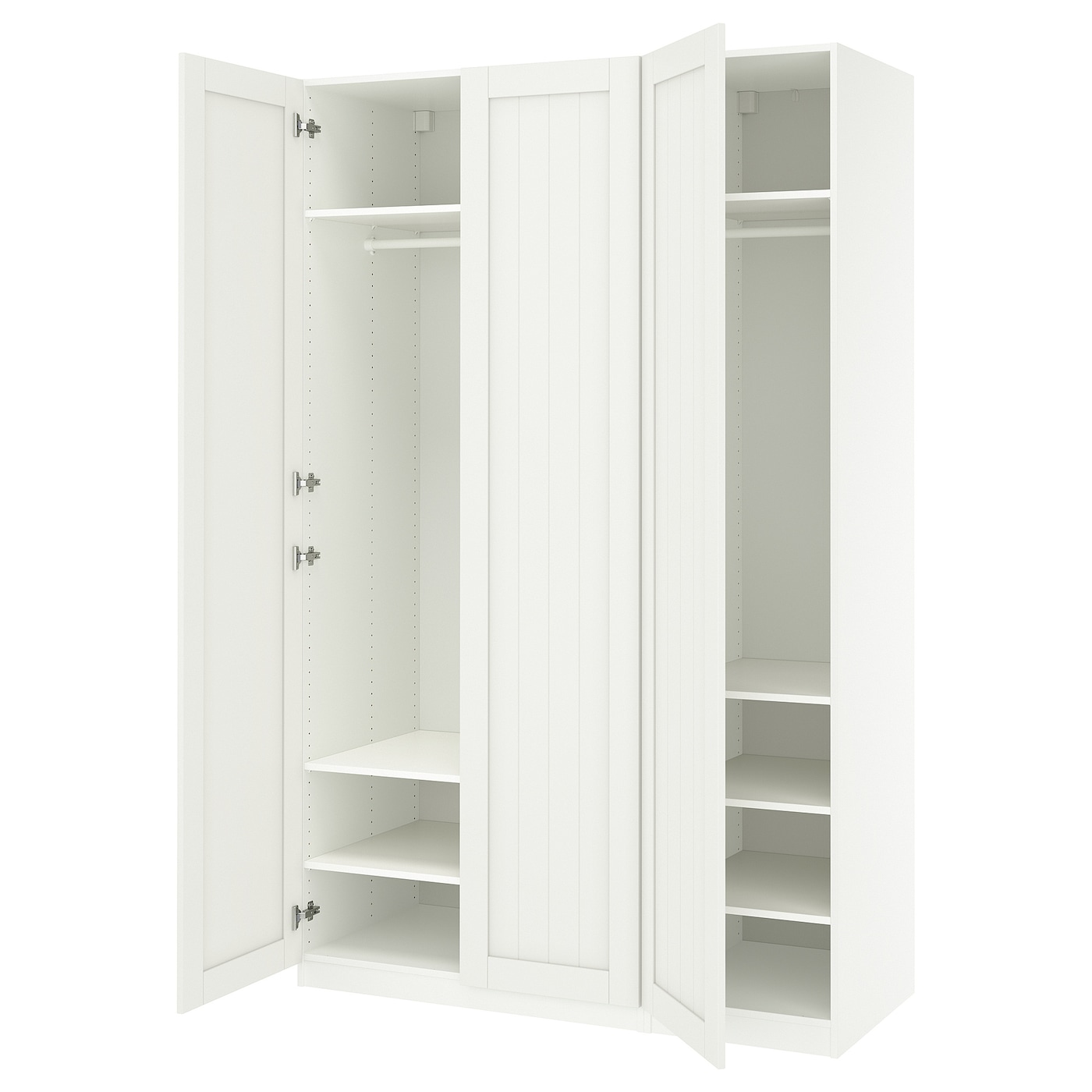 IKEA PAX / GULLABERG kombinacja szafy, biały/biały, 150x60x236 cm