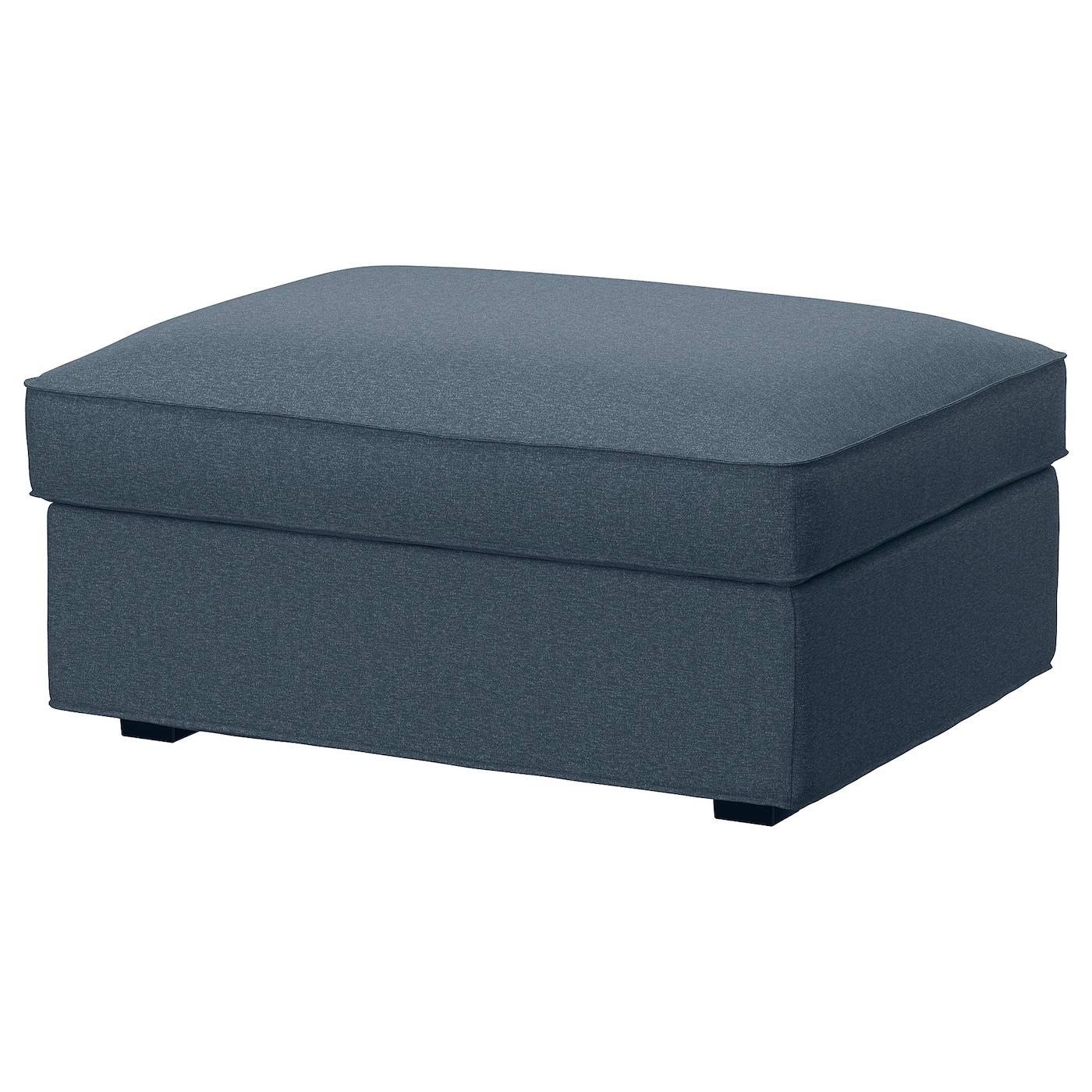 IKEA KIVIK podnóżek ze schowkiem, Gunnared niebieski, Szerokość: 90 cm