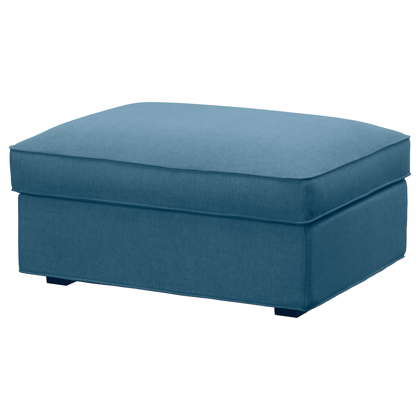 IKEA KIVIK podnóżek ze schowkiem, Tallmyra niebieski, Szerokość: 90 cm