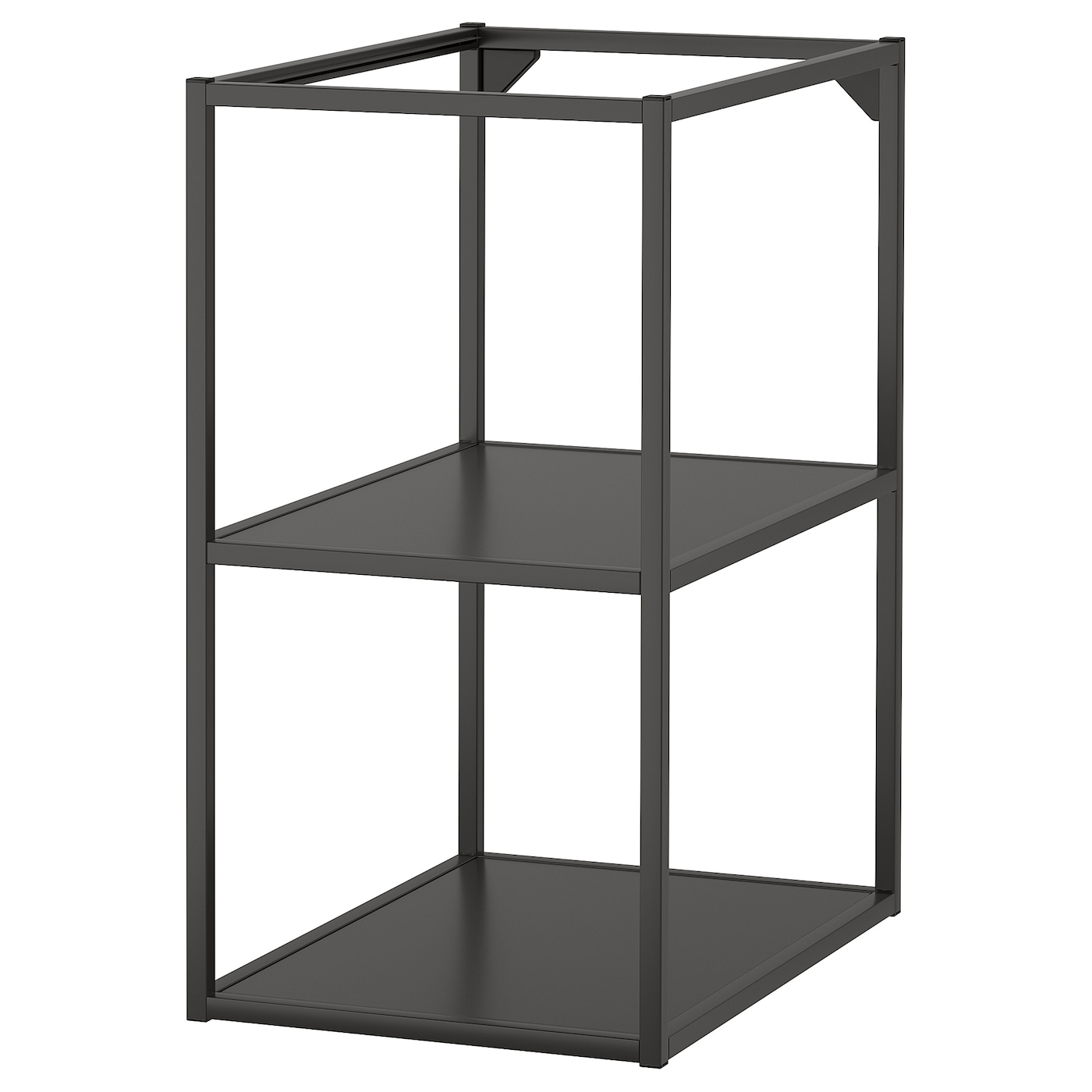 IKEA ENHET szafka stojąca z półkami, antracyt, 40x60x75 cm