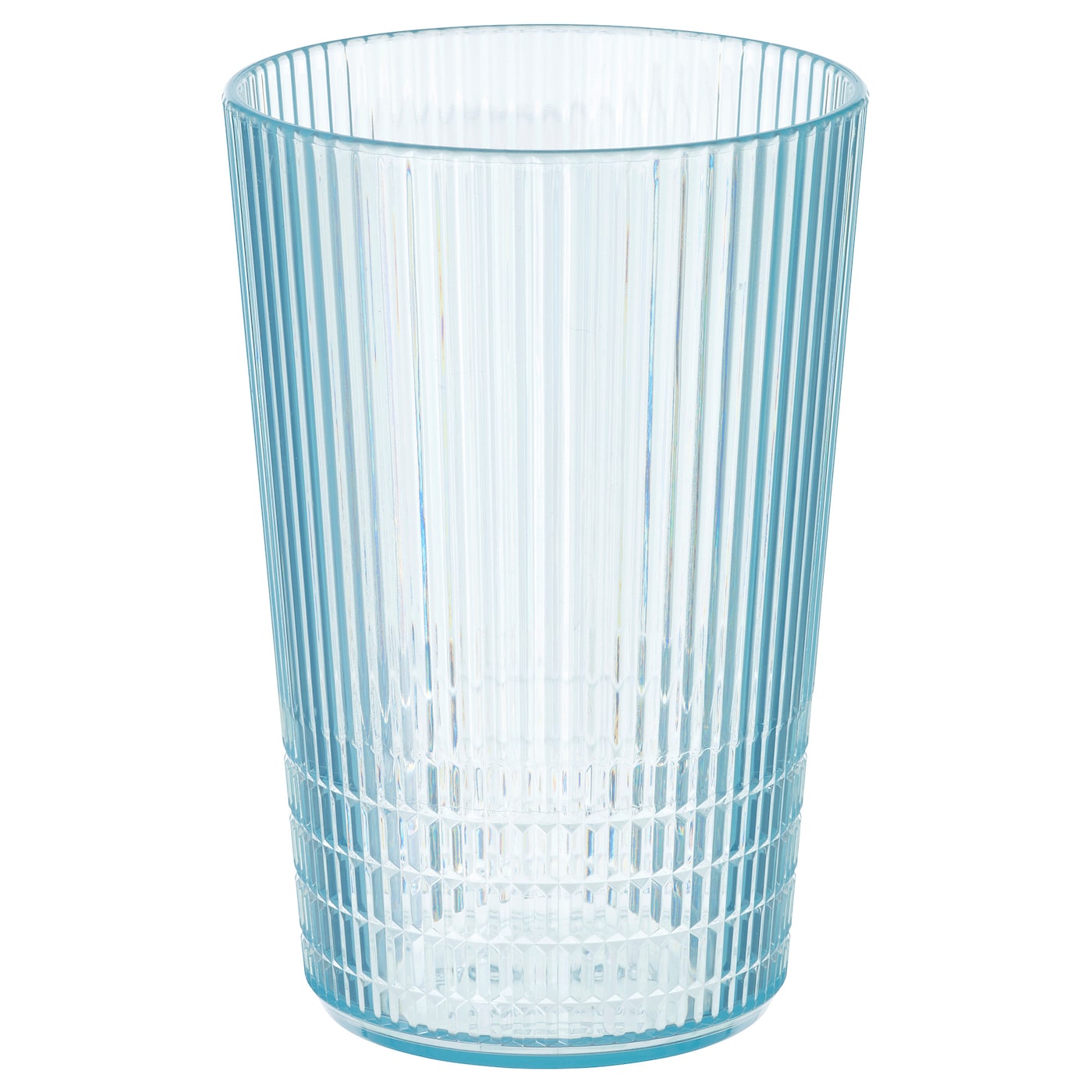 IKEA KALLSINNIG szklanka, plastik/niebieski, 38 cl