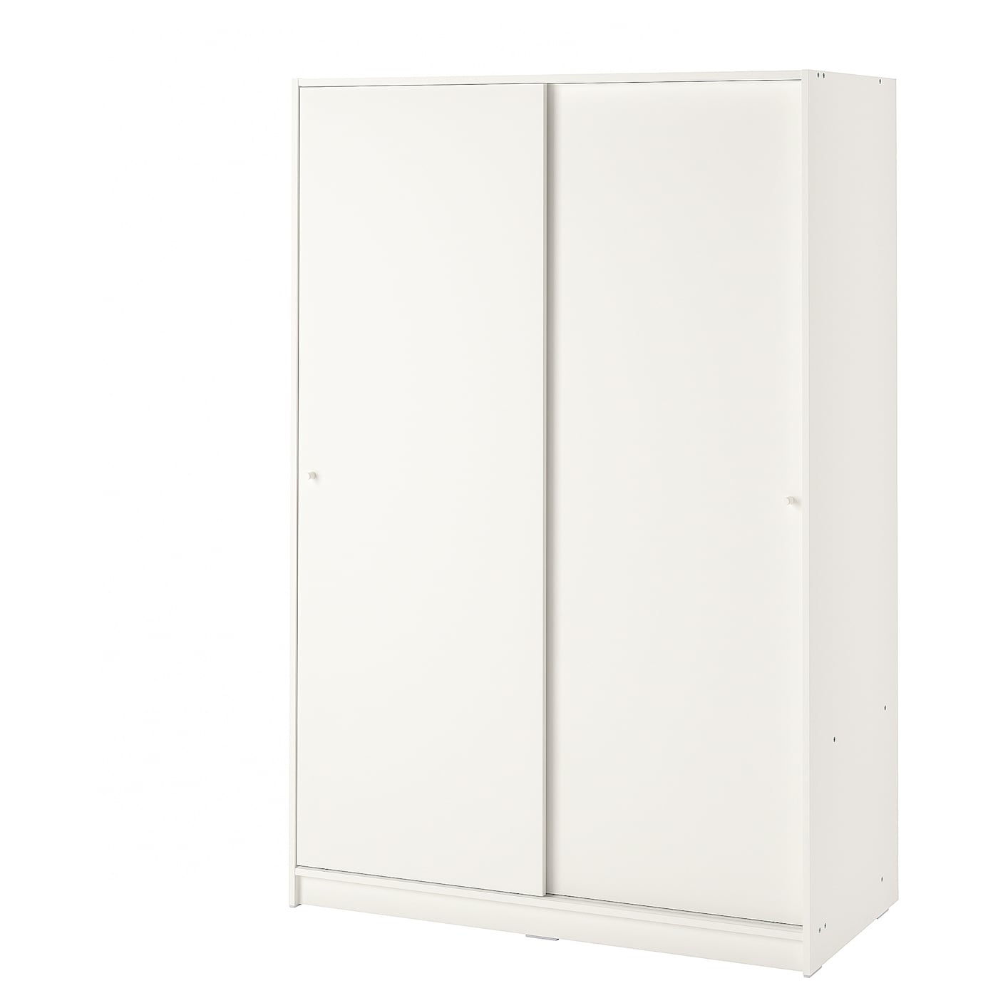 IKEA KLEPPSTAD szafa z drzwiami przesuwnymi, biały, 117x176 cm