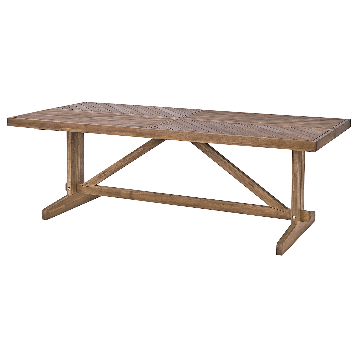 IKEA NORRMANSÖ stół, ogrodowy, akacja, 220x100 cm