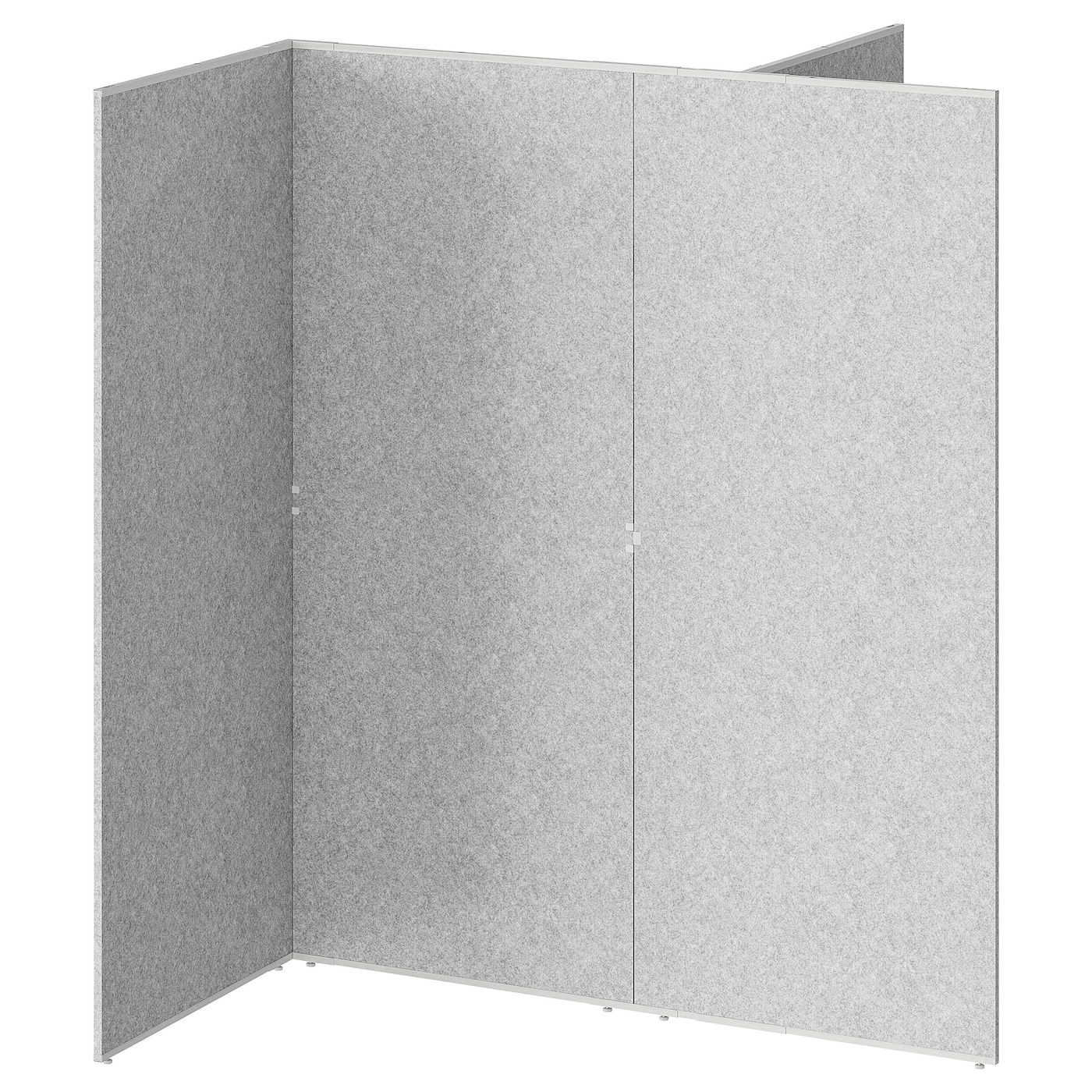 IKEA SIDORNA ścianka działowa, szary, 162x160x195 cm