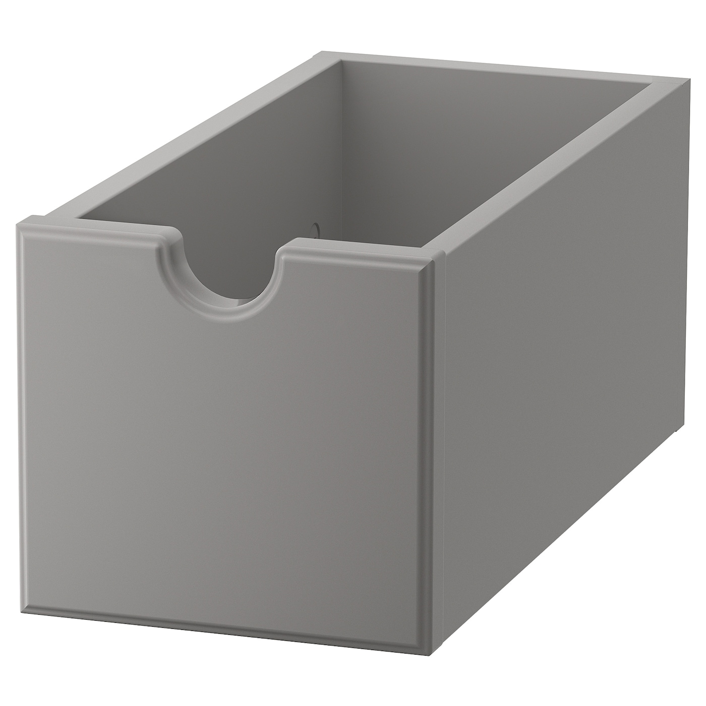 IKEA TORNVIKEN pudełko, szary, 16x34x15 cm