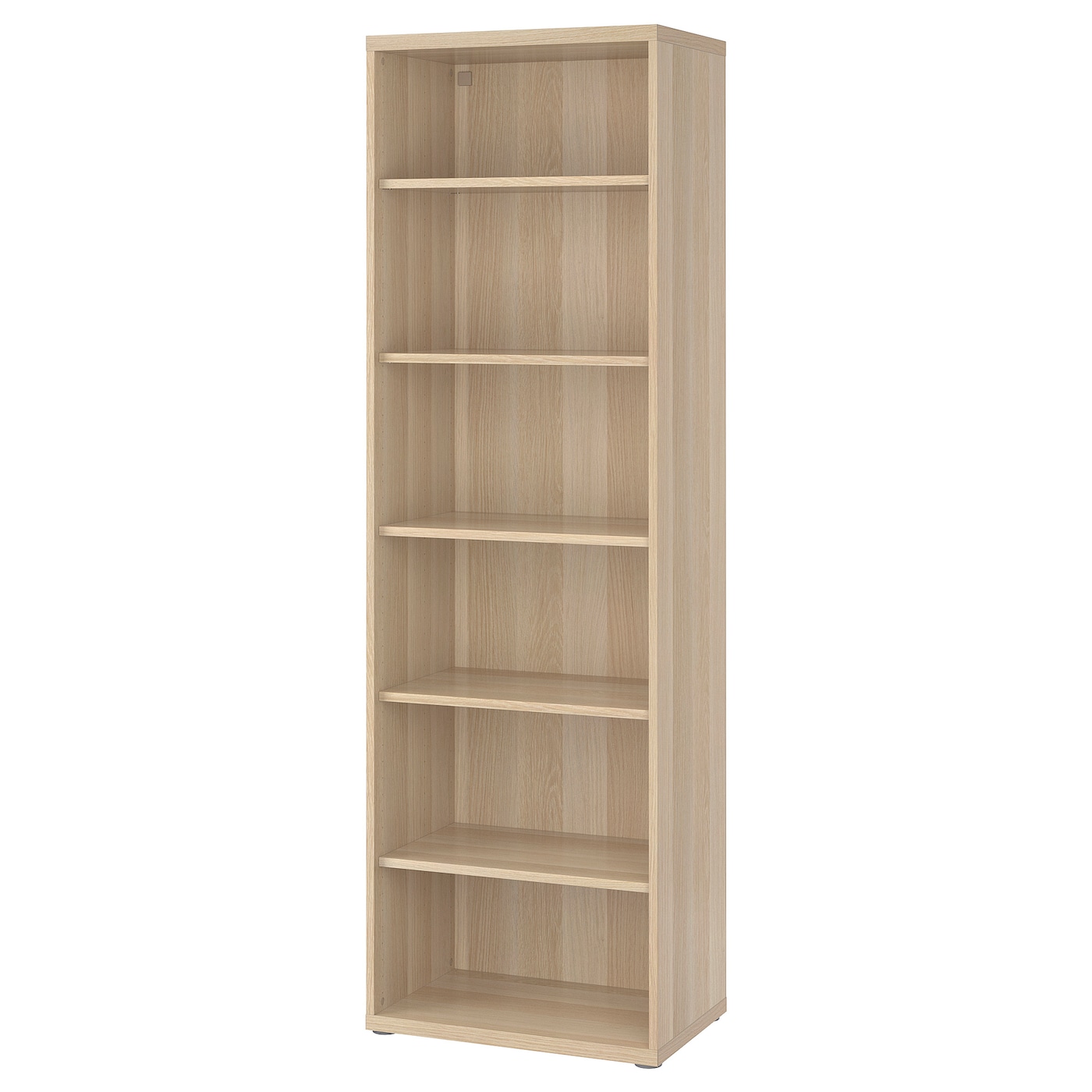 IKEA BESTÅ regał, z 5 półkami/imitacja dębu bejcowanego na biało, 60x40x193 cm