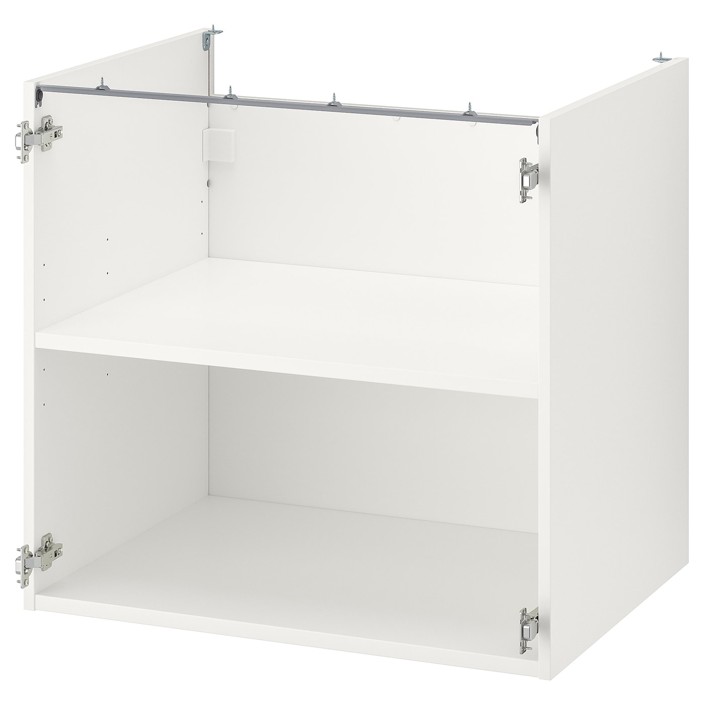 IKEA ENHET szafka stojąca z półką, biały, 80x60x75 cm