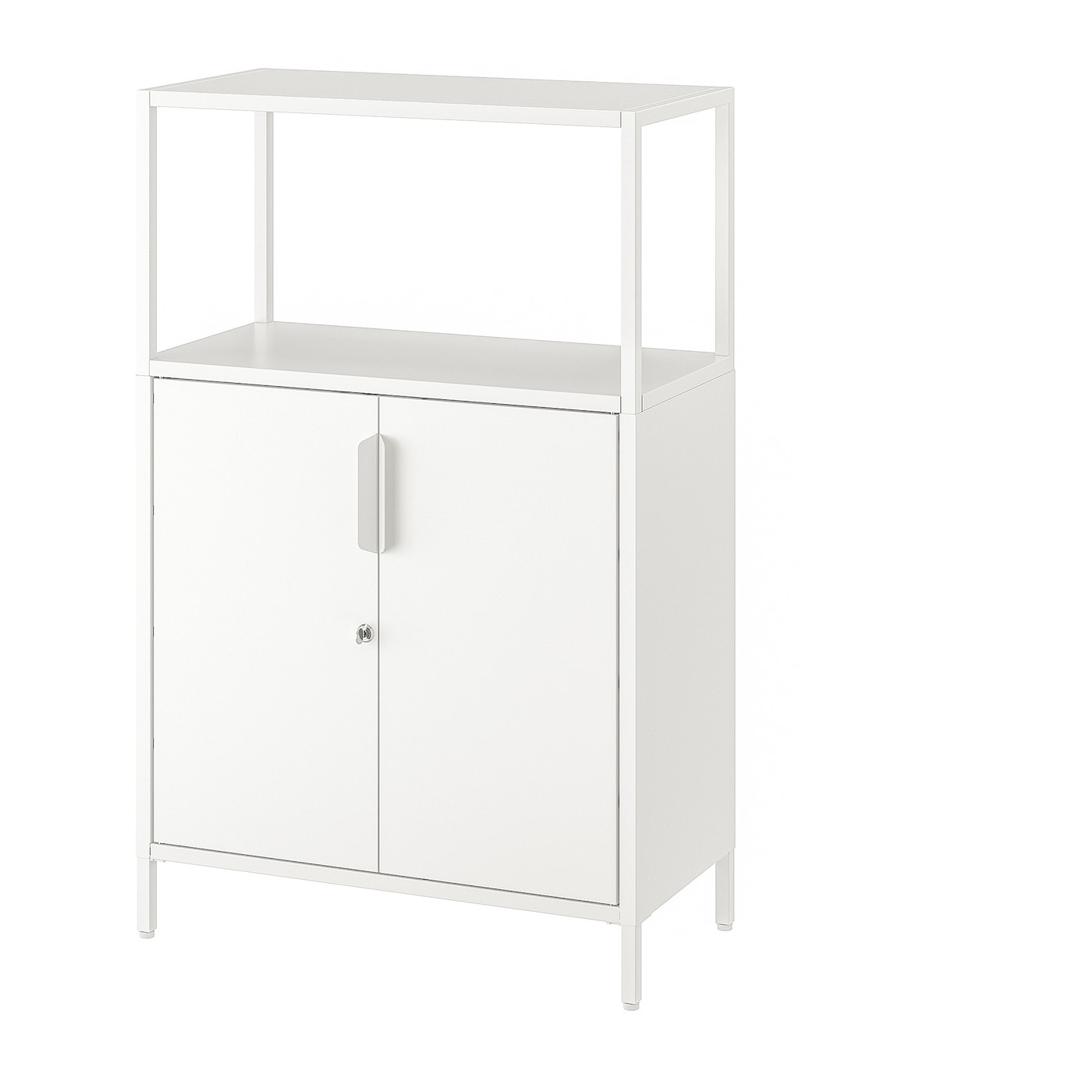IKEA TROTTEN szafka/drzwi, biały, 70x35x110 cm
