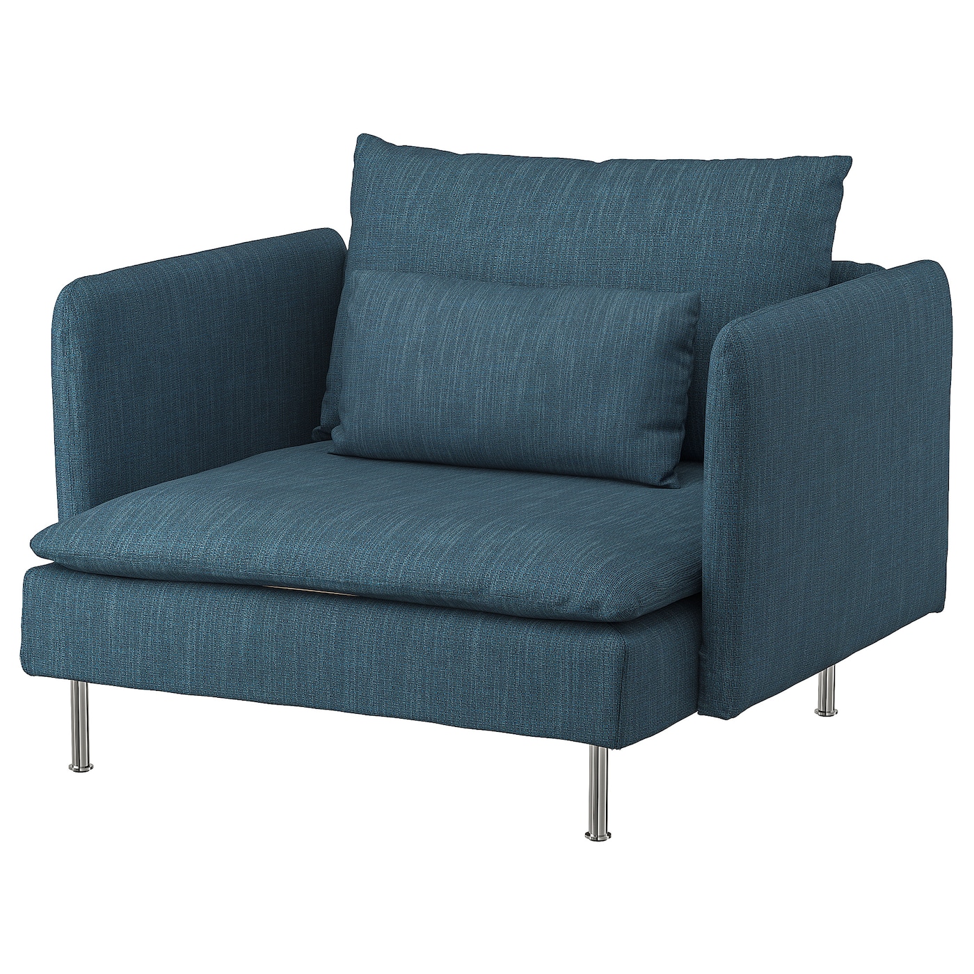 IKEA SÖDERHAMN fotel, Hillared granatowy, Szerokość: 105 cm