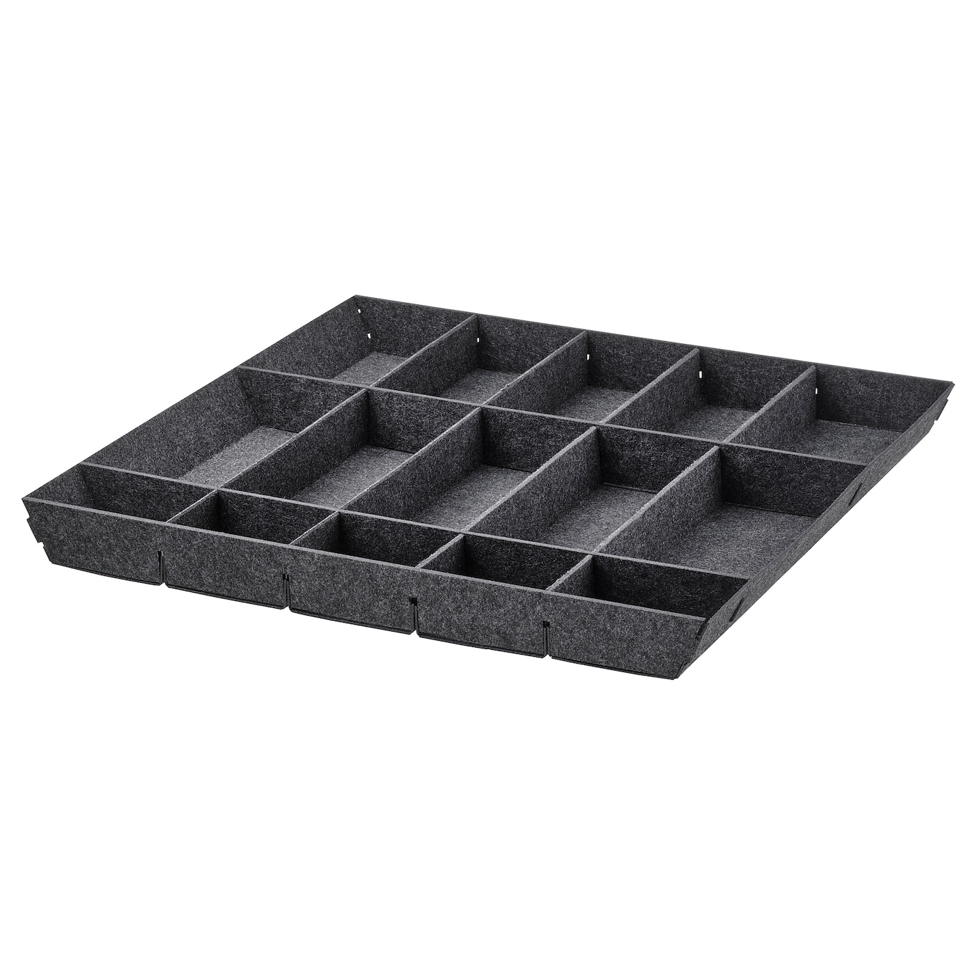IKEA UPPDATERA regulowany organizer do szuflady, szary, 60 cm