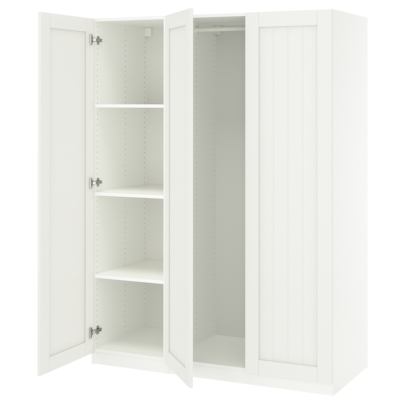 IKEA PAX / GULLABERG kombinacja szafy, biały/biały, 150x60x201 cm