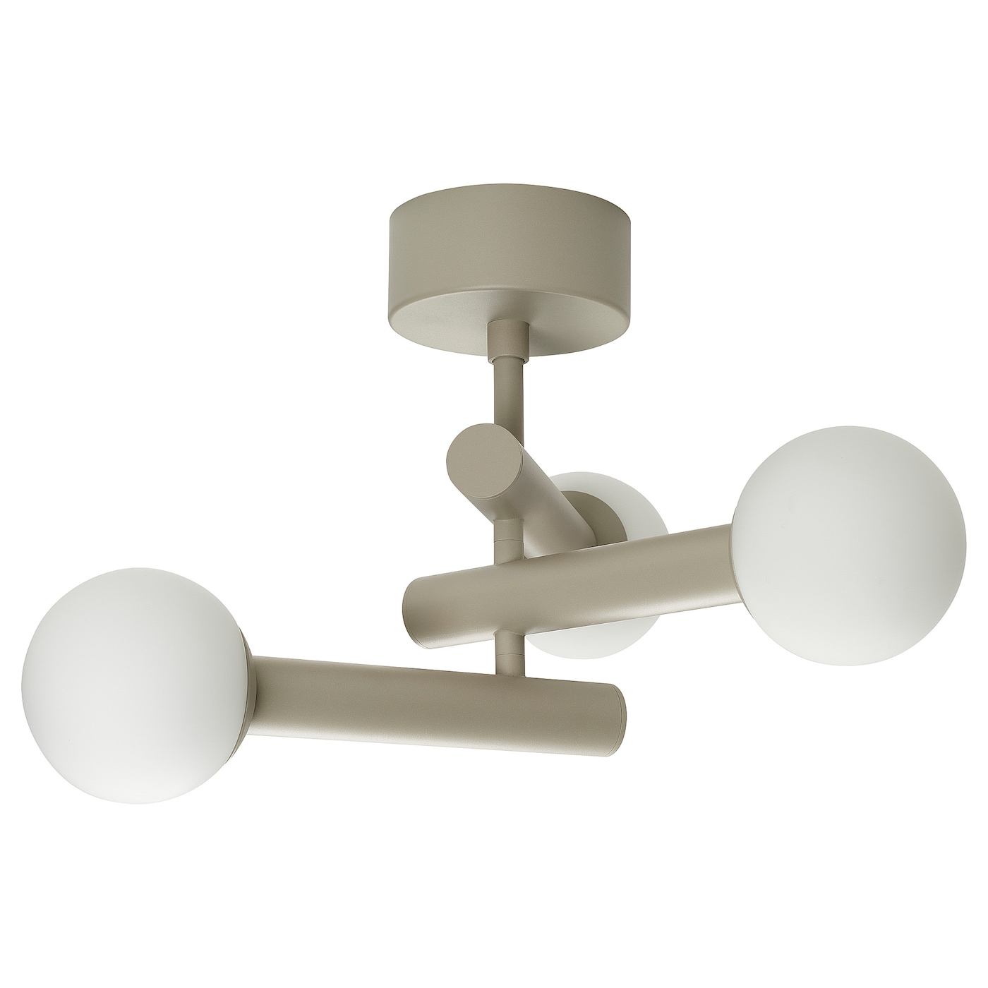 IKEA KRANBALK lampa sufitowa, beżowy, Wysokość: 37 cm