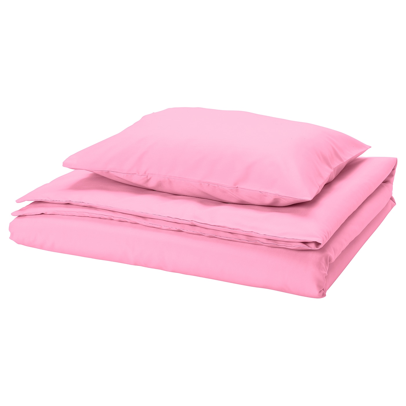 IKEA PILTANDVINGE poszwa na kołdrę i poszewka, różowy, 150x200/50x60 cm