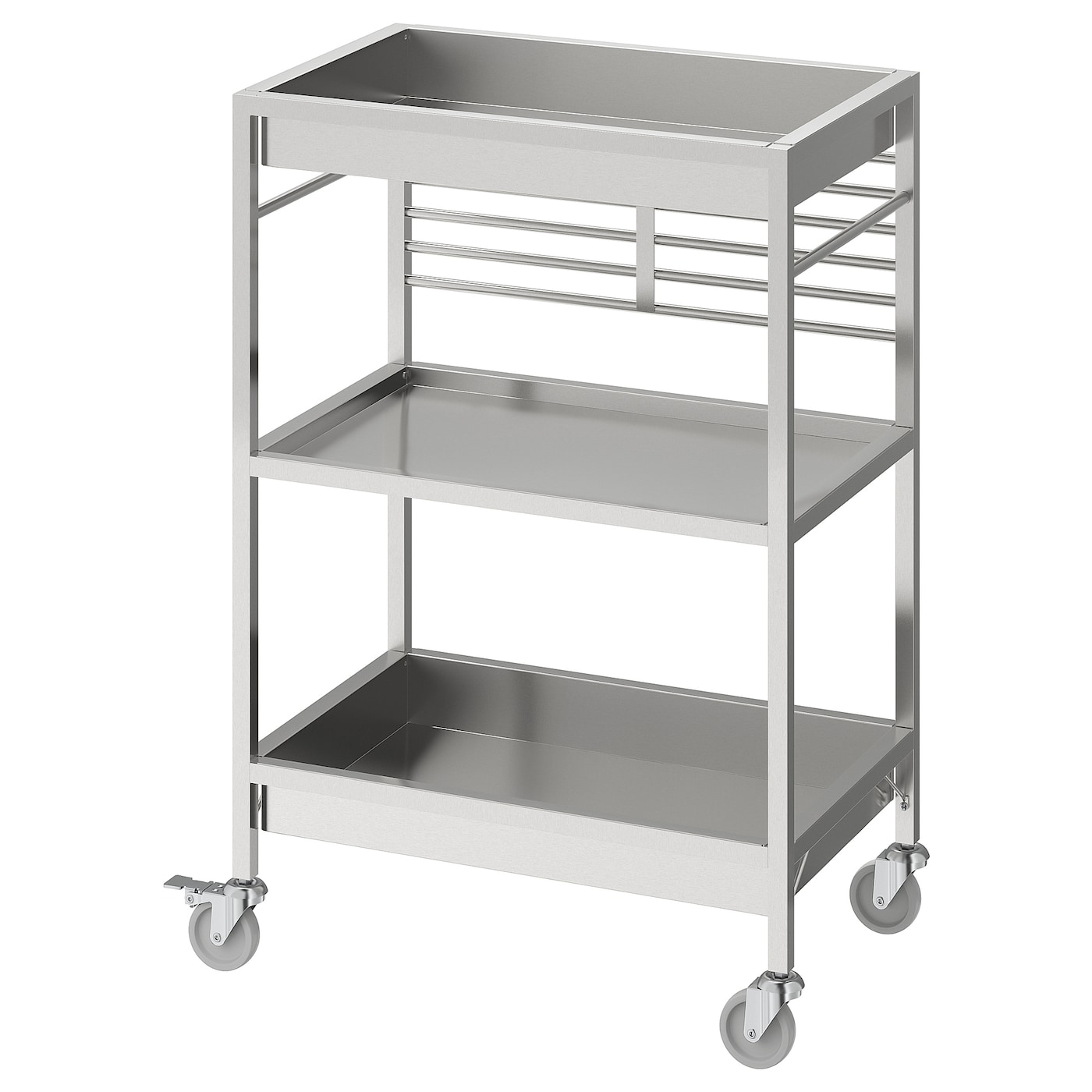 IKEA KUNGSFORS barek kuchenny, stal nierdz, 60x40 cm