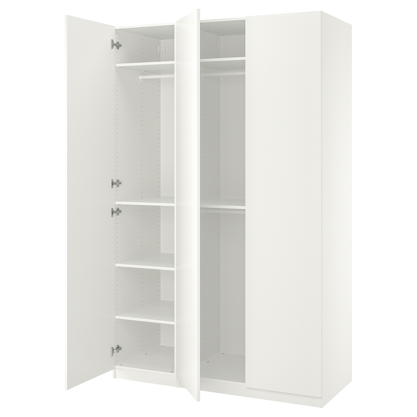 IKEA PAX / FORSAND kombinacja szafy, biały/biały, 150x60x236 cm