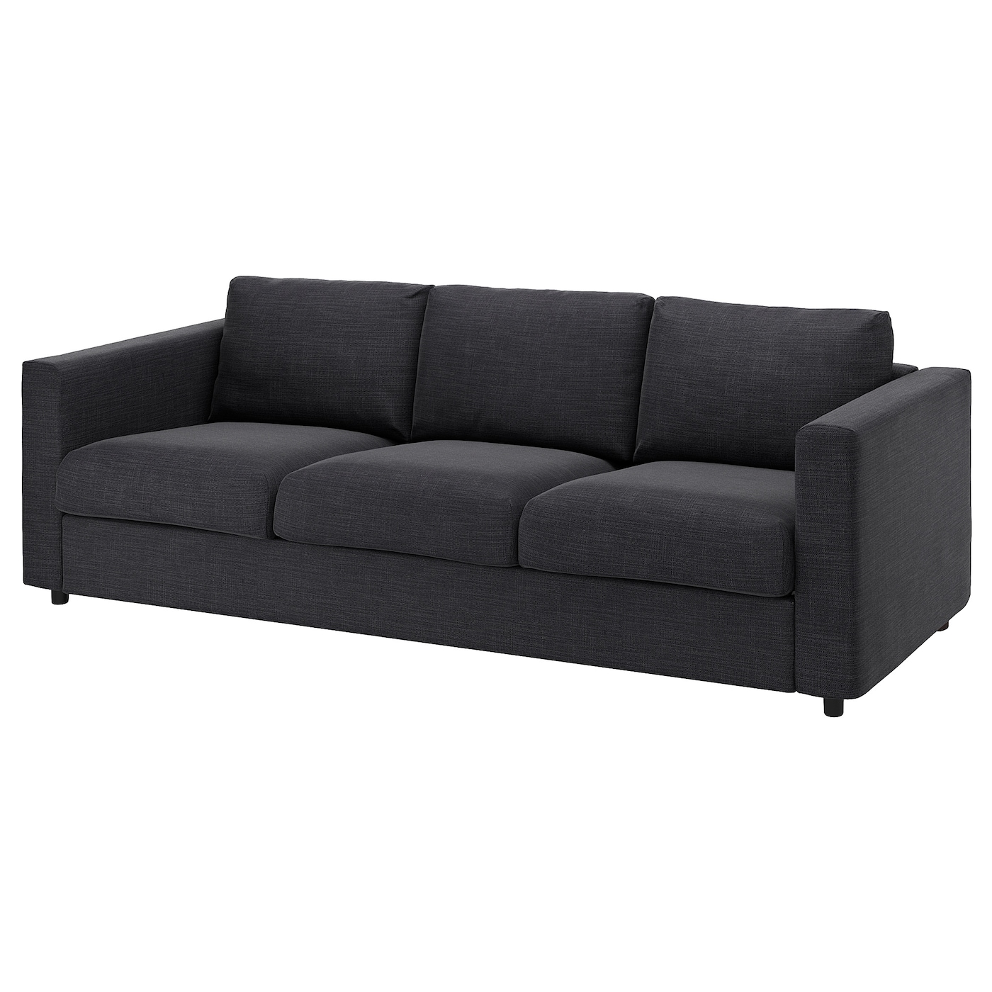 IKEA VIMLE sofa 3-osobowa, rozkładana, Hillared antracyt, Wysokość łóżka: 53 cm