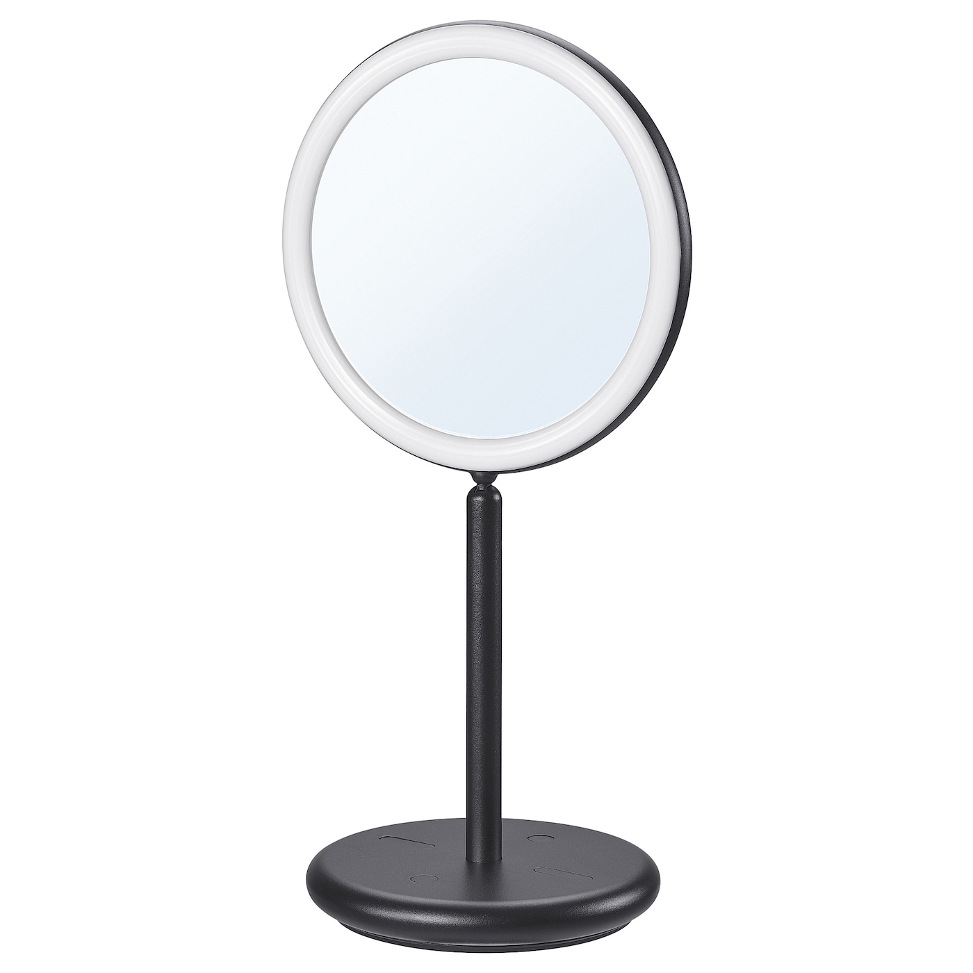 IKEA EKFÄNN lusterko kosmetyczne z oświetleniem, można przyciemniać/czarny, Długość: 40 cm