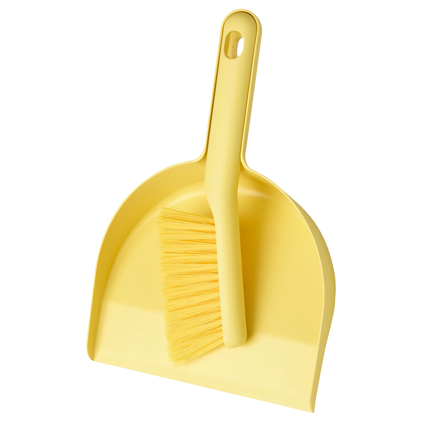 IKEA PEPPRIG zmiotka i szufelka, żółty