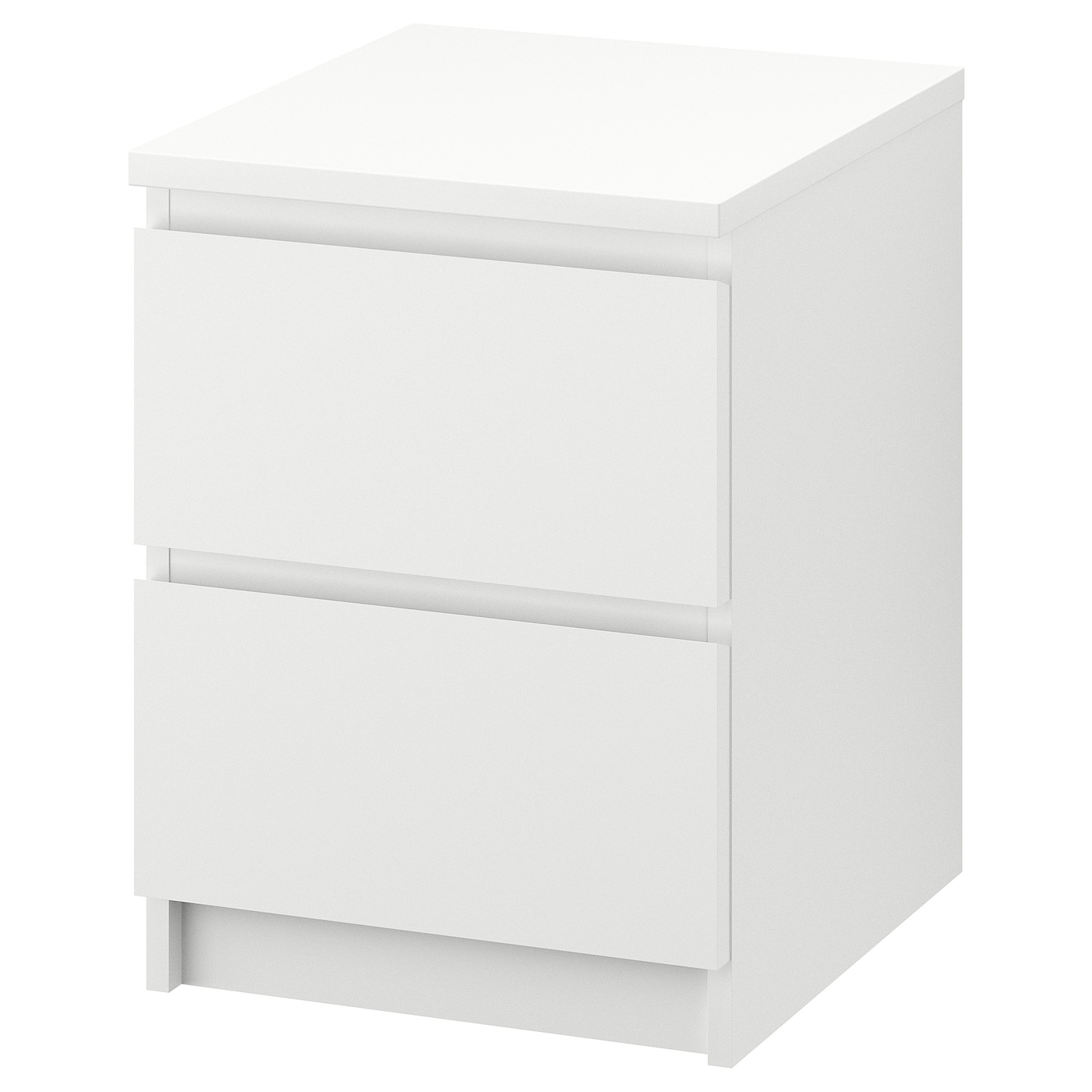 IKEA MALM komoda, 2 szuflady, biały, 40x55 cm