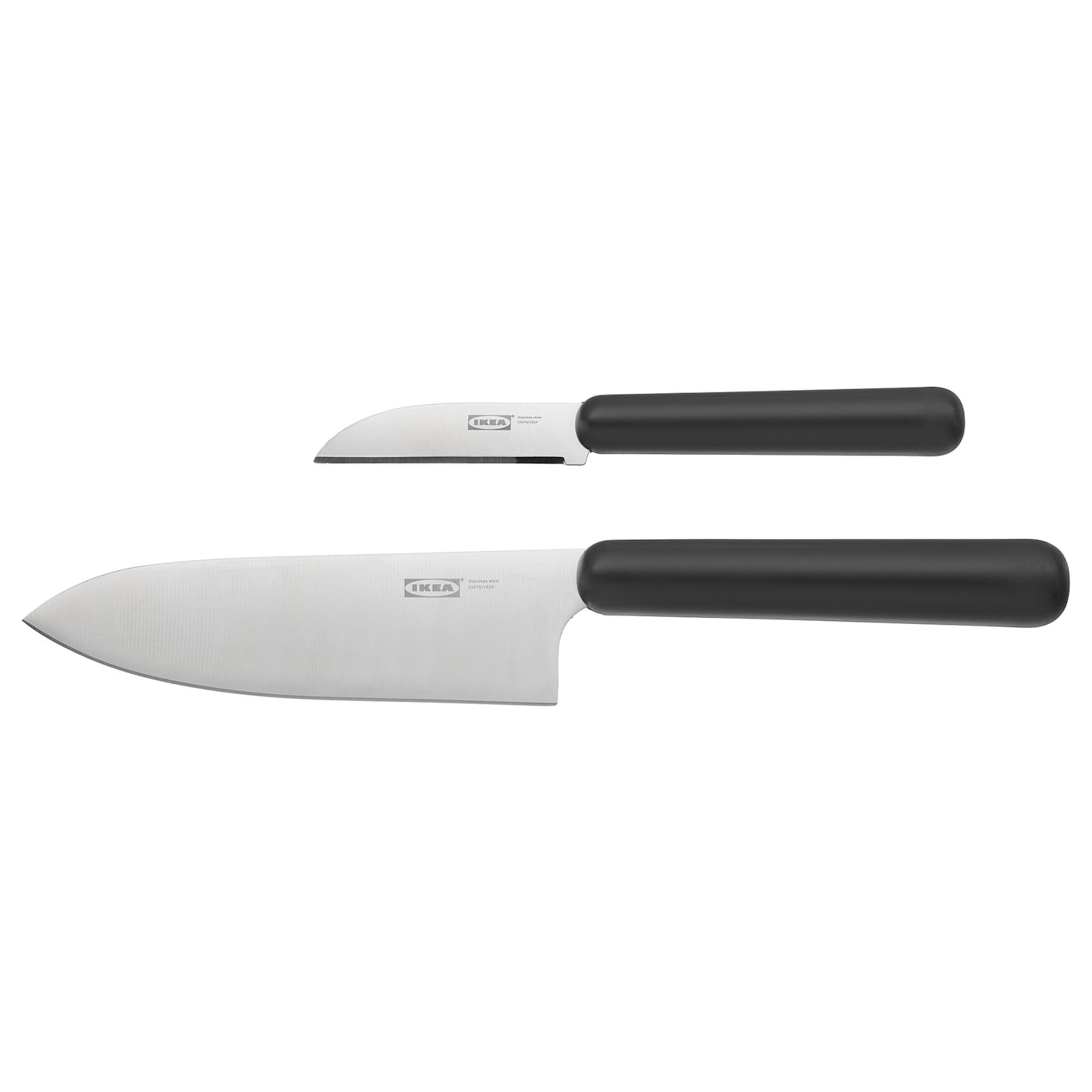 IKEA FÖRDUBBLA komplet noży, 2 szt, szary