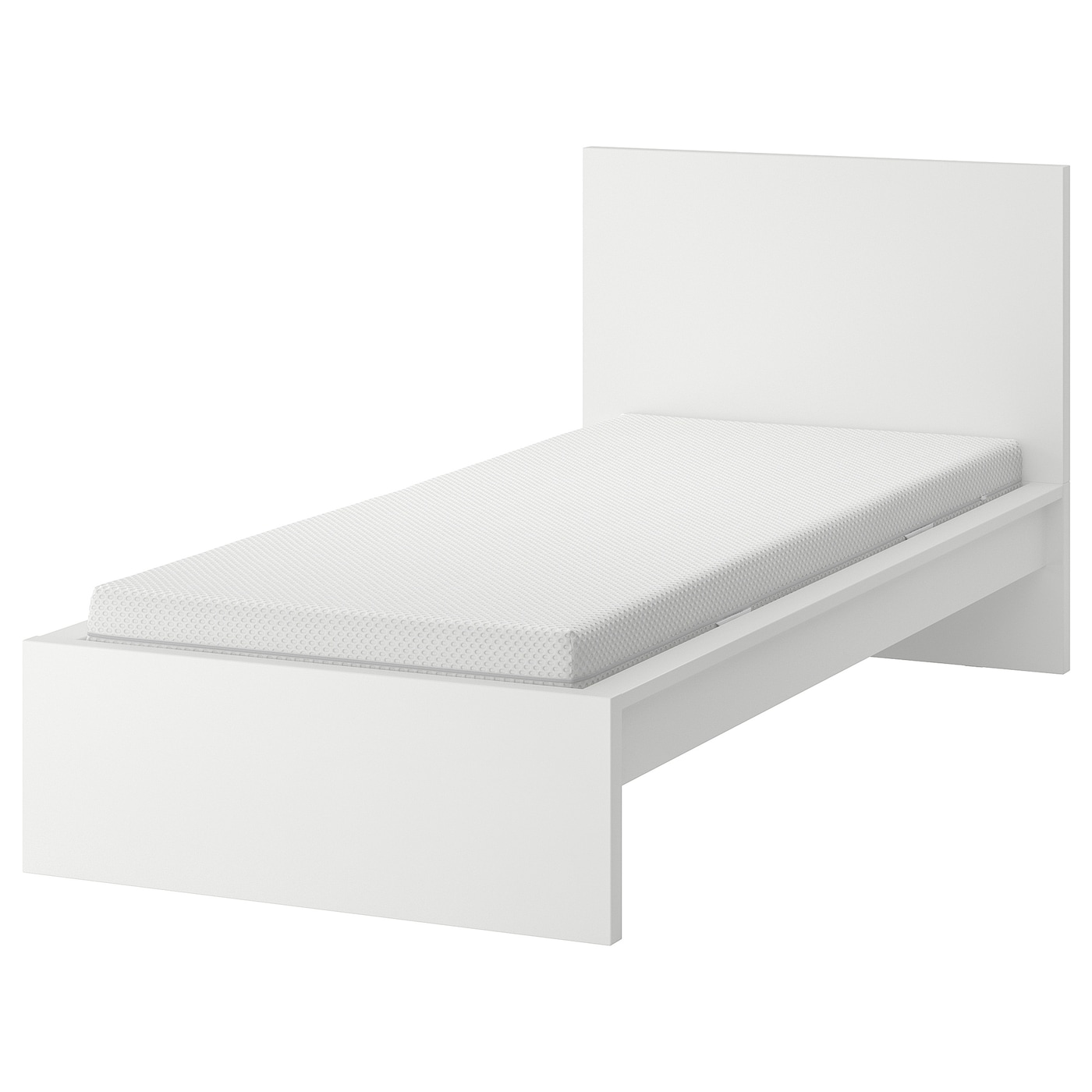 IKEA MALM łóżko, biały, 90x200 cm