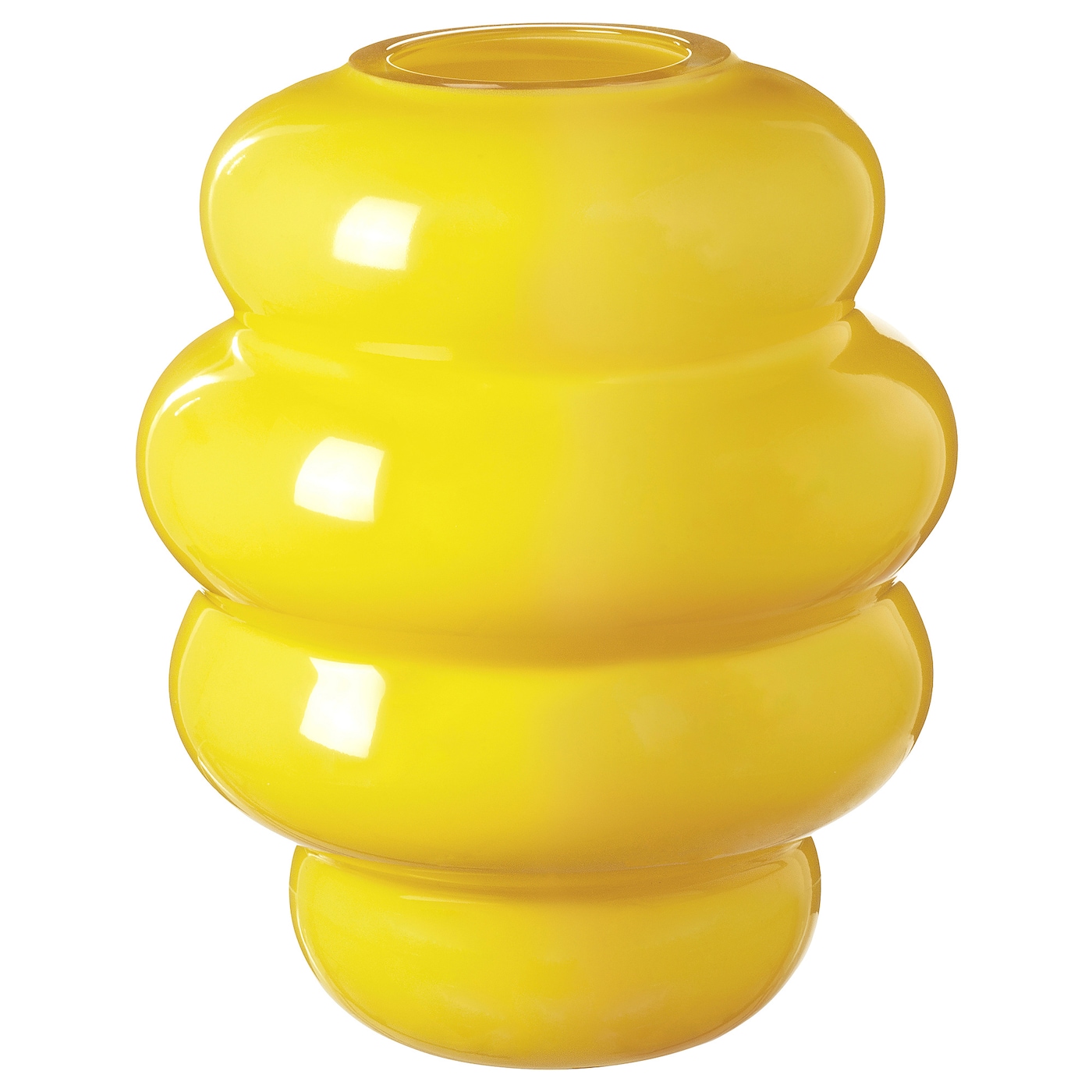 IKEA KÄLLARHALS Wazon, żółty, 22 cm