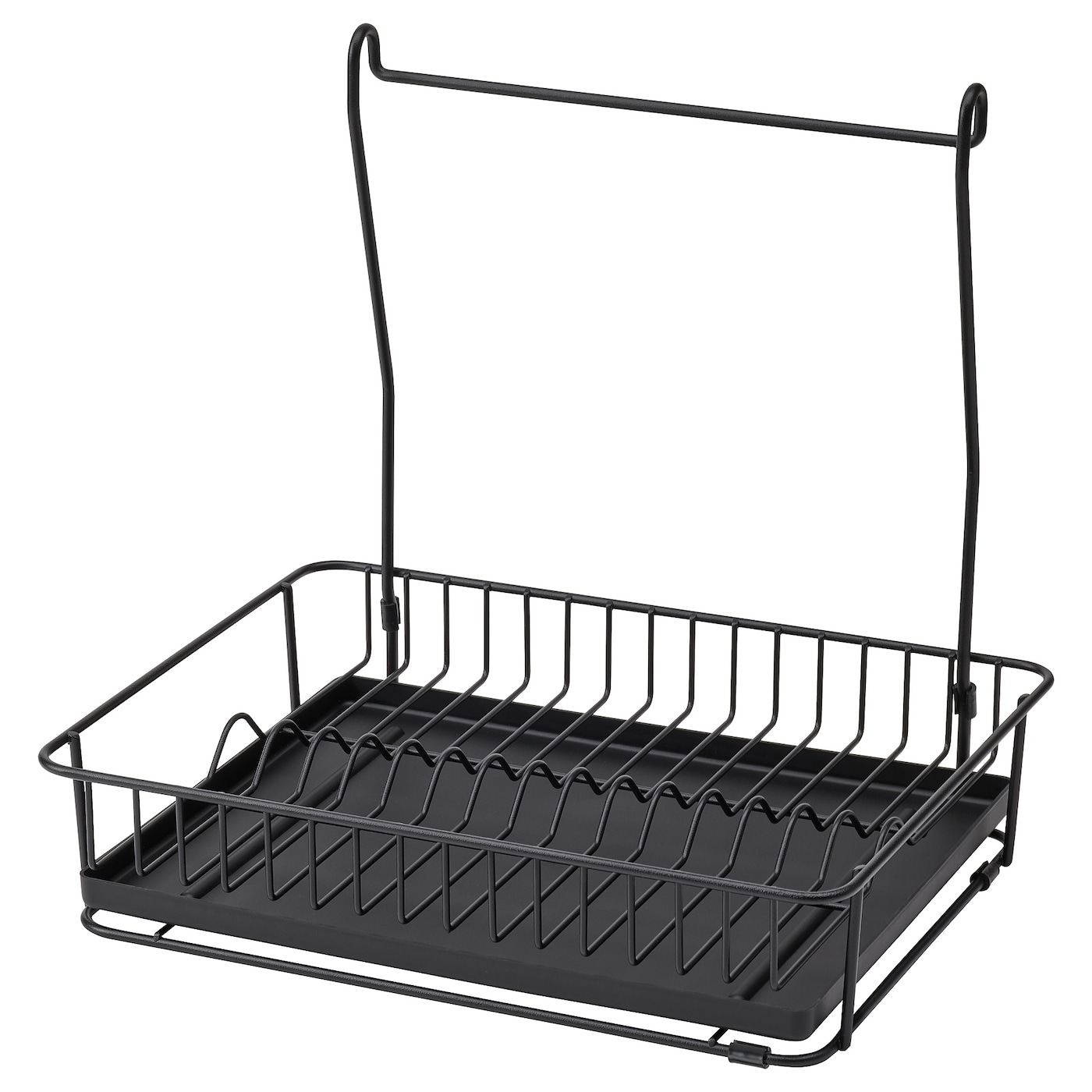 IKEA HULTARP suszarka do naczyń, czarny, Długość: 29.8 cm