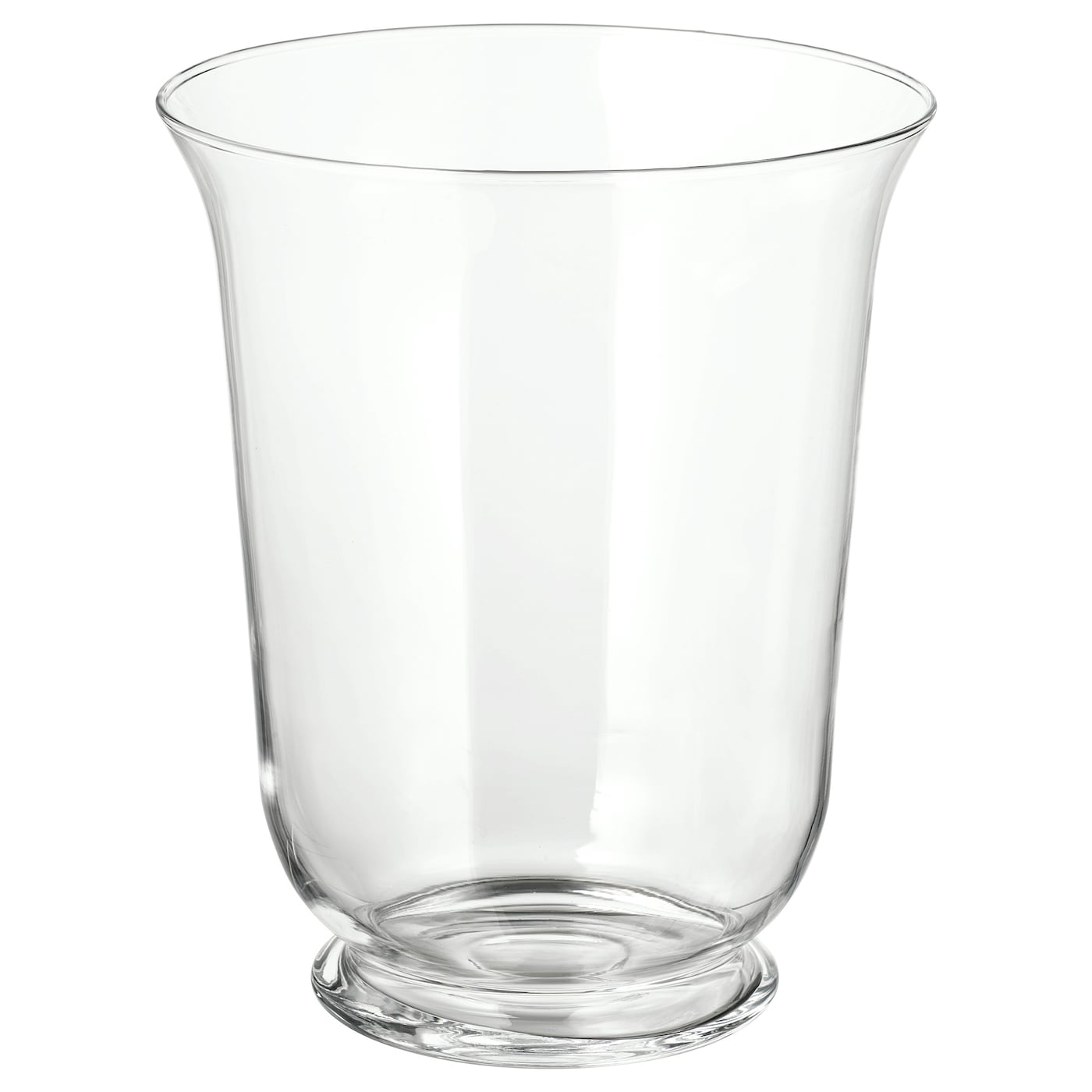 IKEA POMP wazon/latarenka, szkło bezbarwne, 28 cm