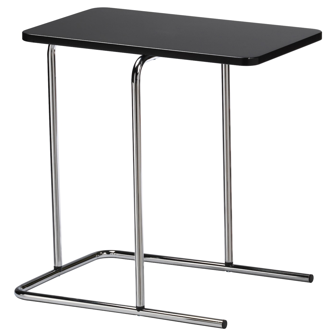 IKEA RIAN stolik, czarny, 50x30 cm