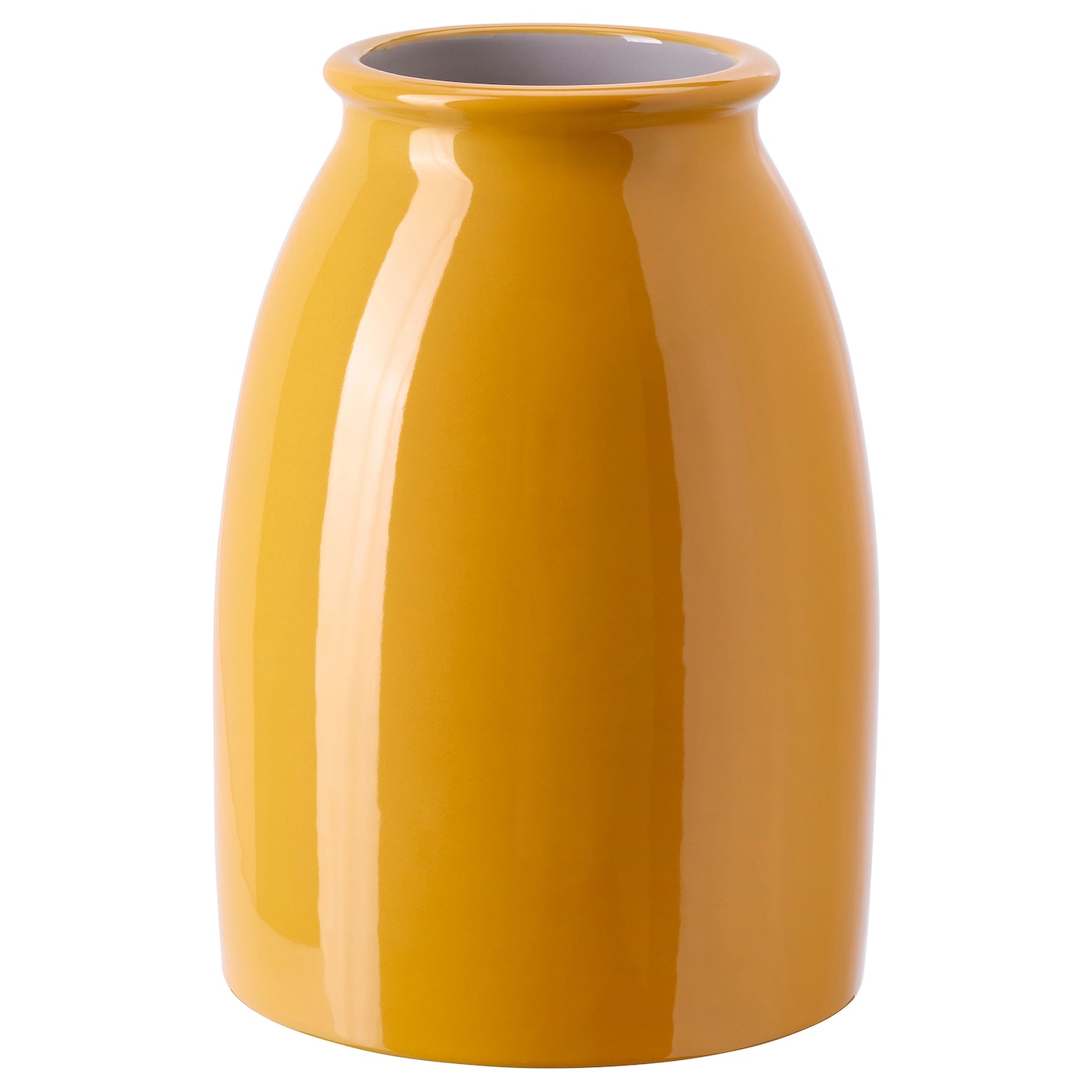 IKEA KOPPARBJÖRK Wazon, jaskrawożółty, 21 cm