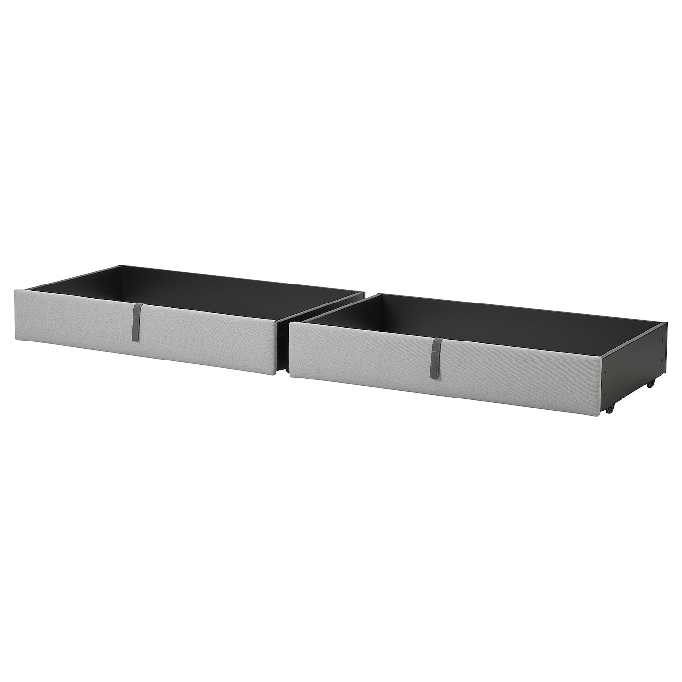 IKEA GLADSTAD tapicerowany pojemnik na pościel, Kabusa jasnoszary, 200 cm