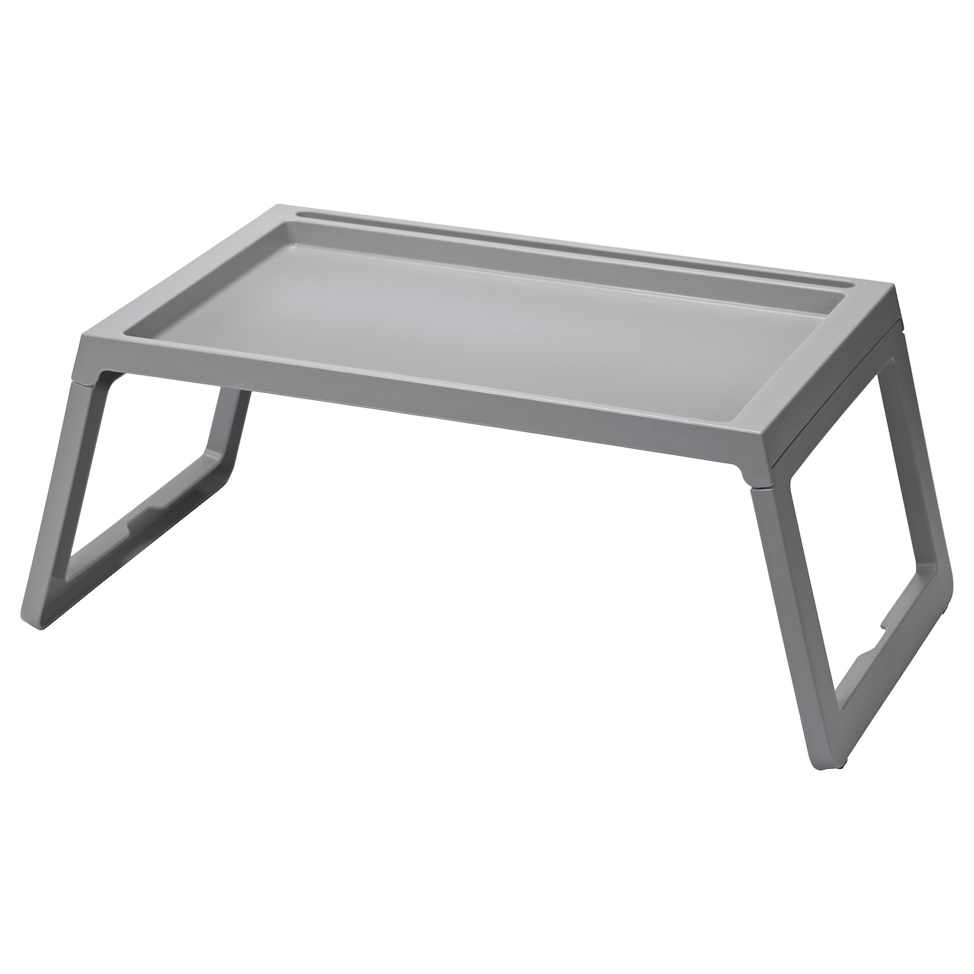 IKEA KLIPSK stolik-tacka, szary, Długość: 56 cm